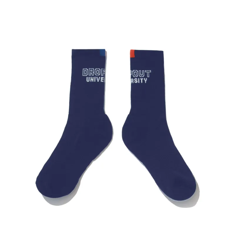 The Men's Dropout Sock - Navy made by Kule