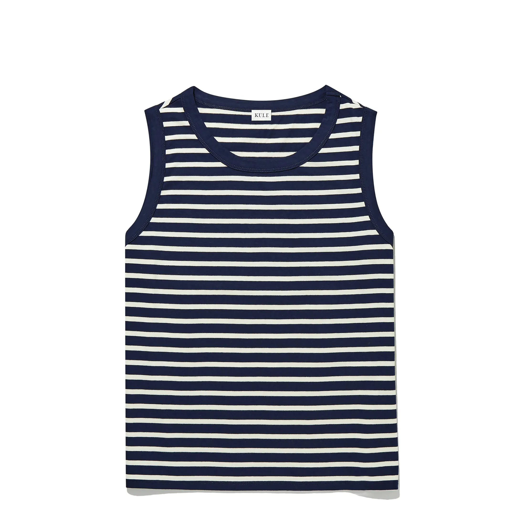 The Tank - Navy/Cream sold by Kule