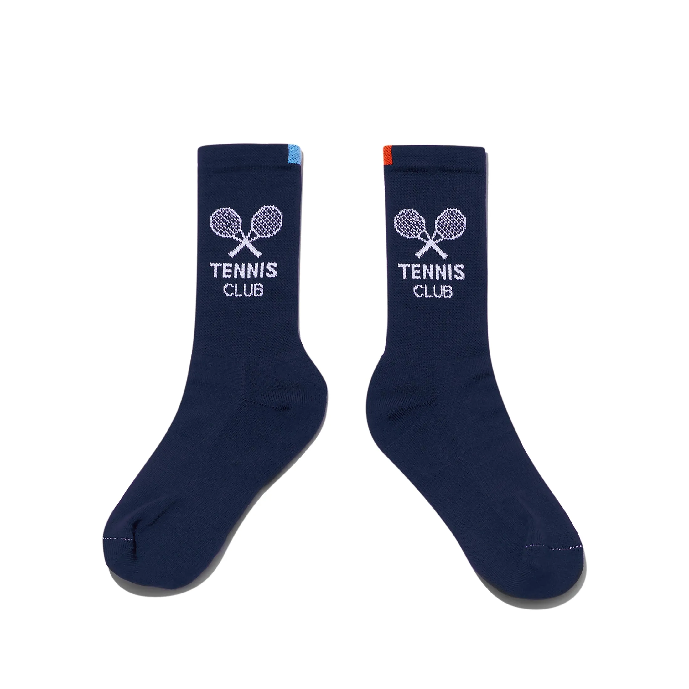 The Men's Tennis Sock - Navy/White sold by Kule
