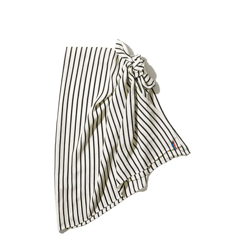 The Silk Elba Pareo - Cream/Black sold by Kule