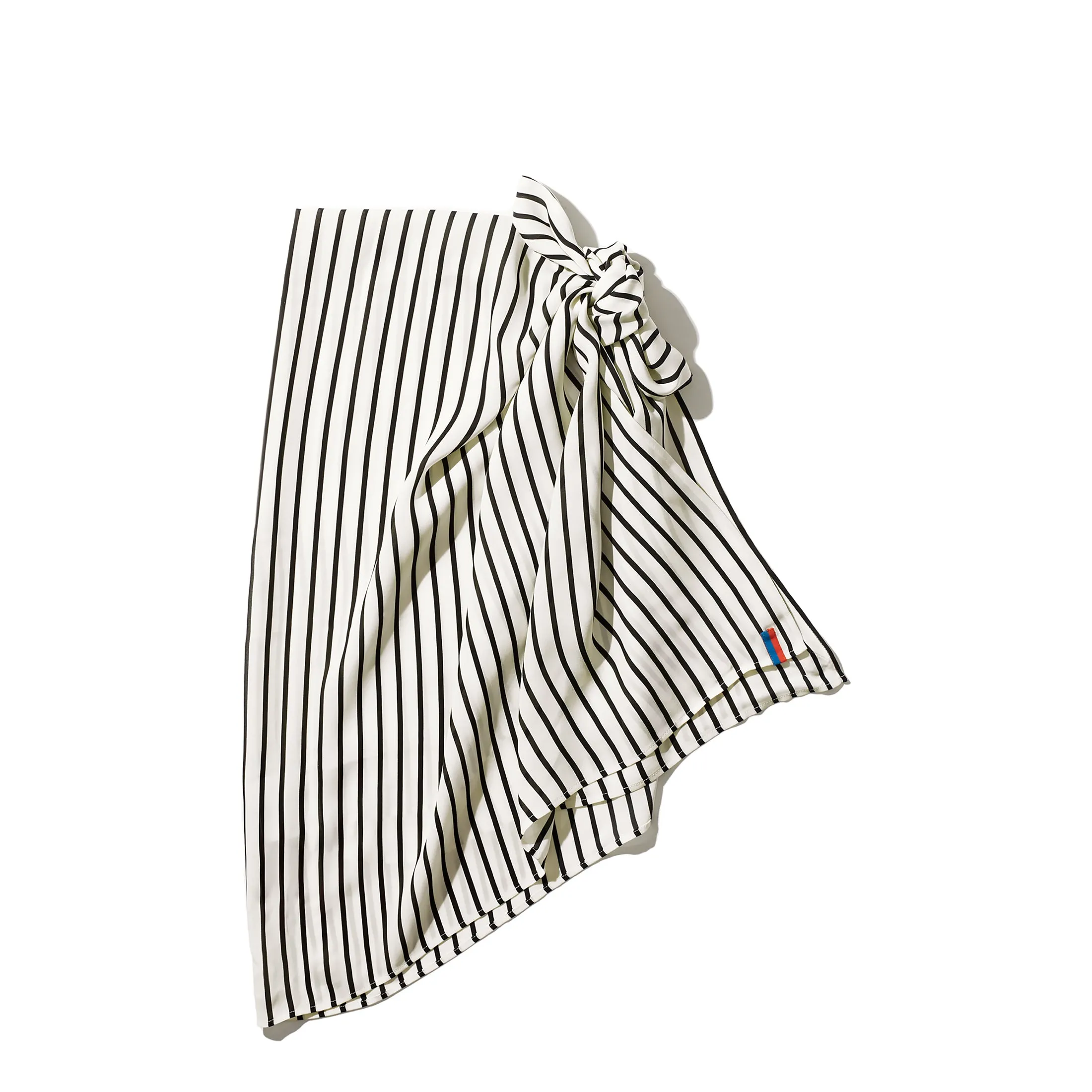 The Silk Elba Pareo - Cream/Black sold by Kule