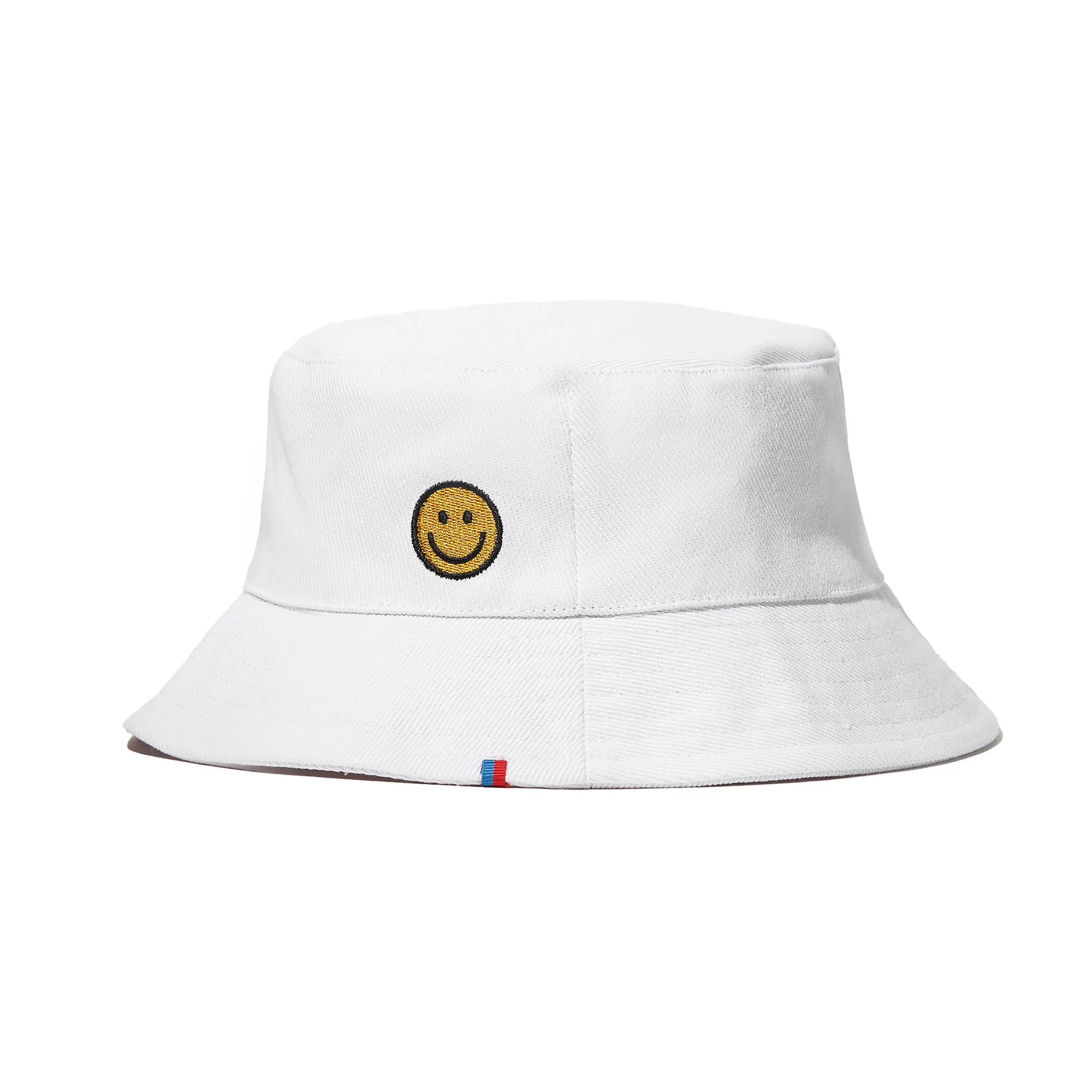 The Smile Bucket Hat - White sold by Kule