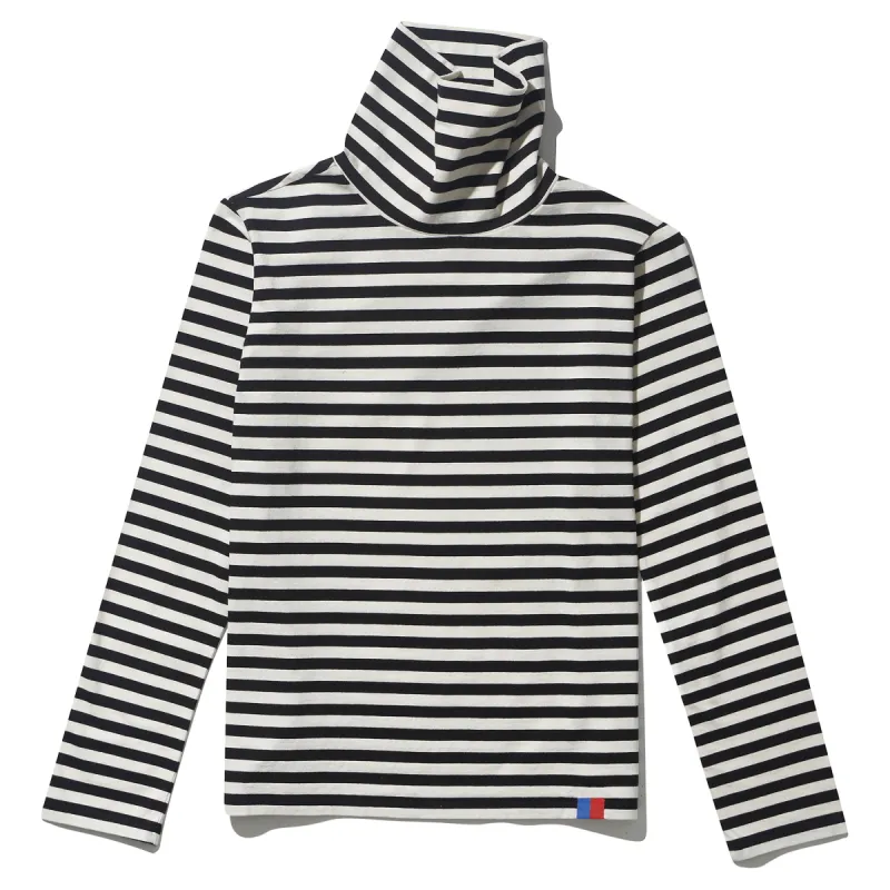 The Turtleneck - Black/Cream sold by Kule