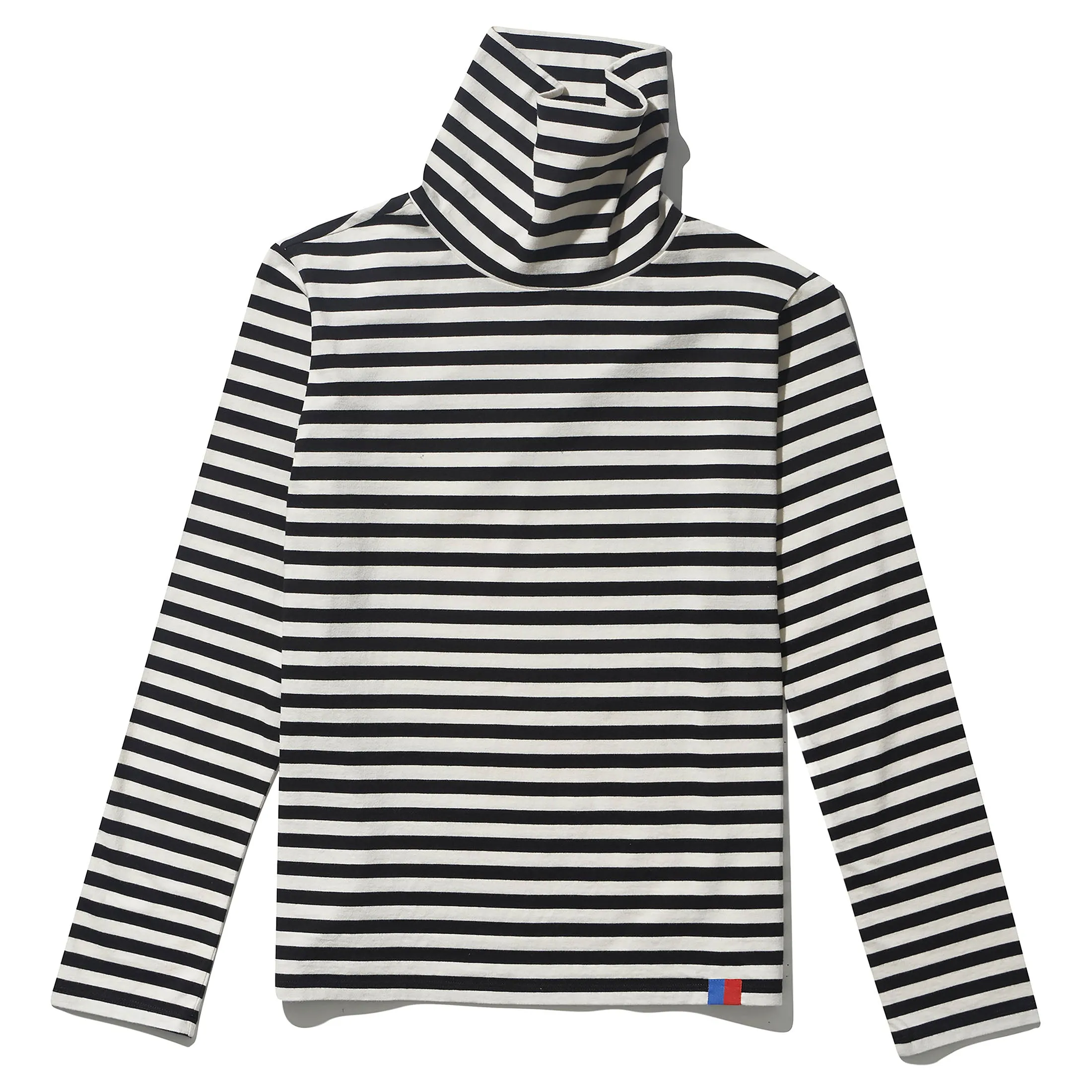 The Turtleneck - Black/Cream sold by Kule