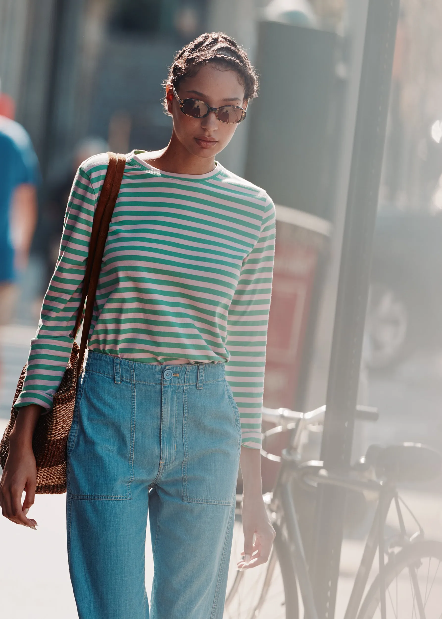 The Modern Long - Green/Blush sold by Kule product image thumbnail 2