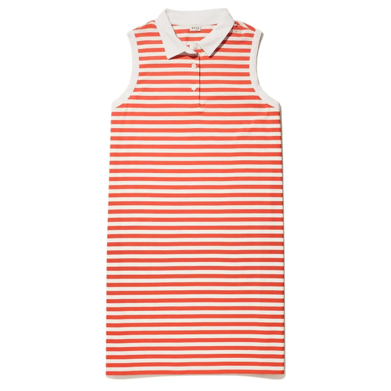 The Polo Dress - Poppy/Cream sold by Kule