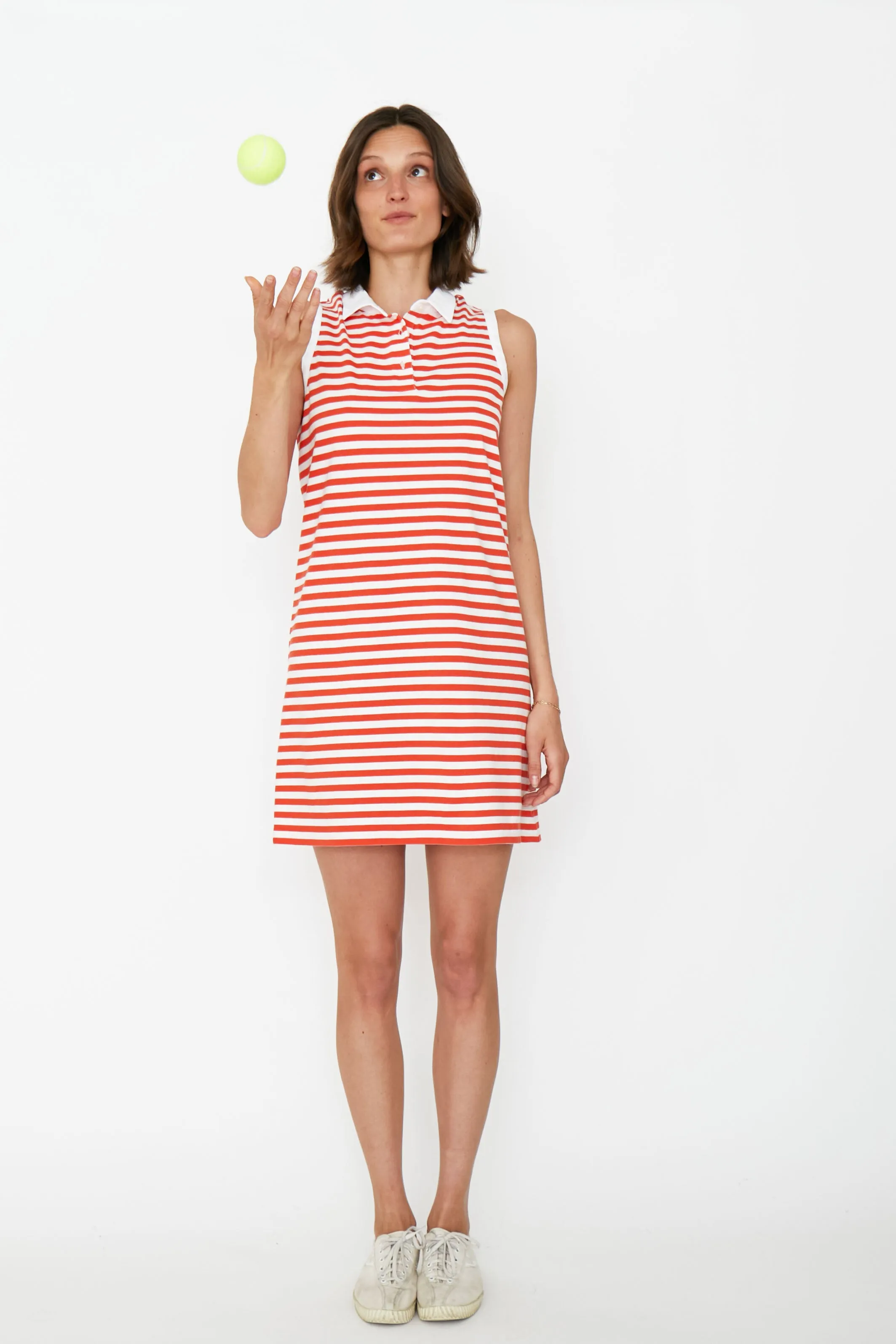 The Polo Dress - Poppy/Cream sold by Kule product image thumbnail 2