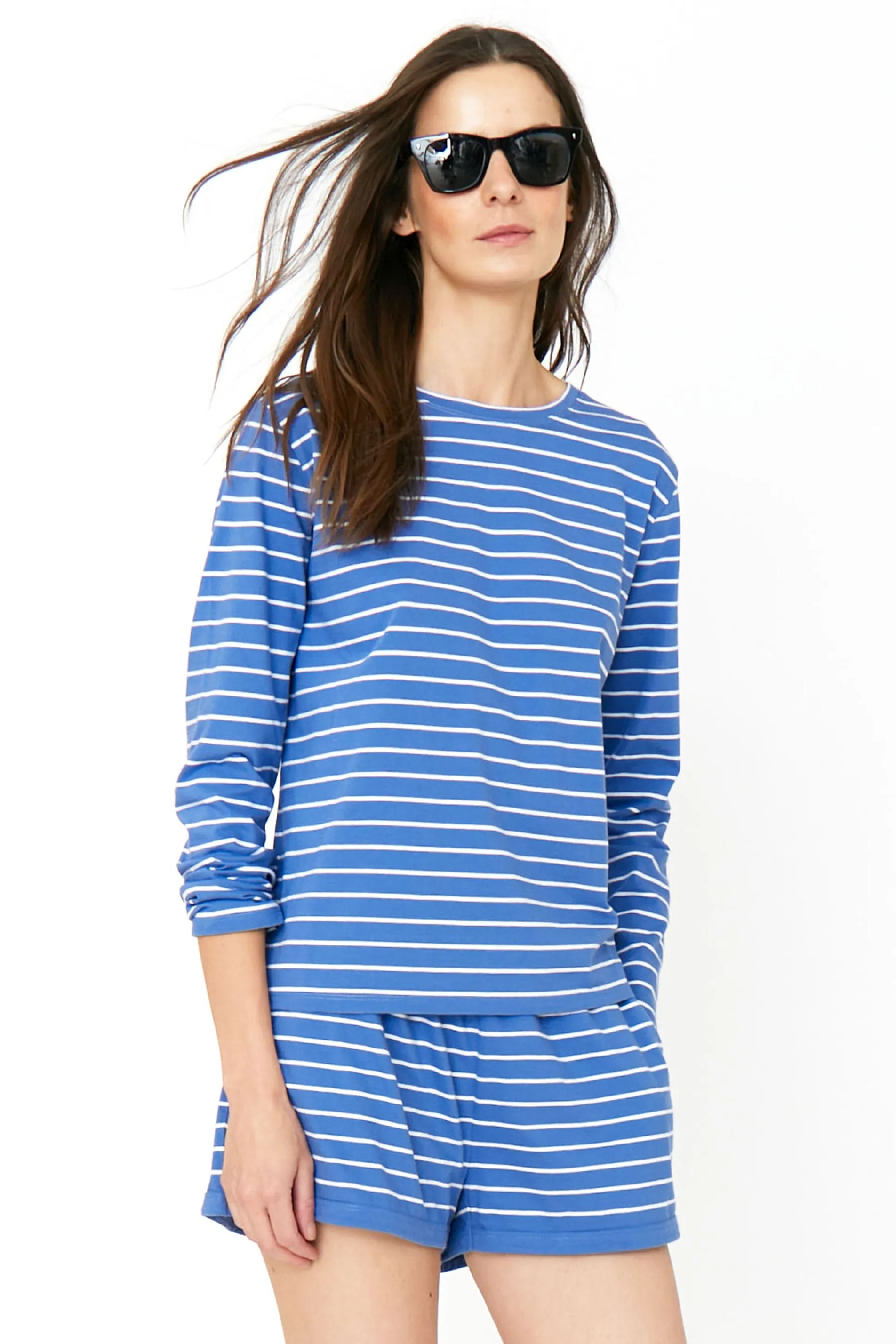 The Modern Long - Denim/White sold by Kule product image thumbnail 2