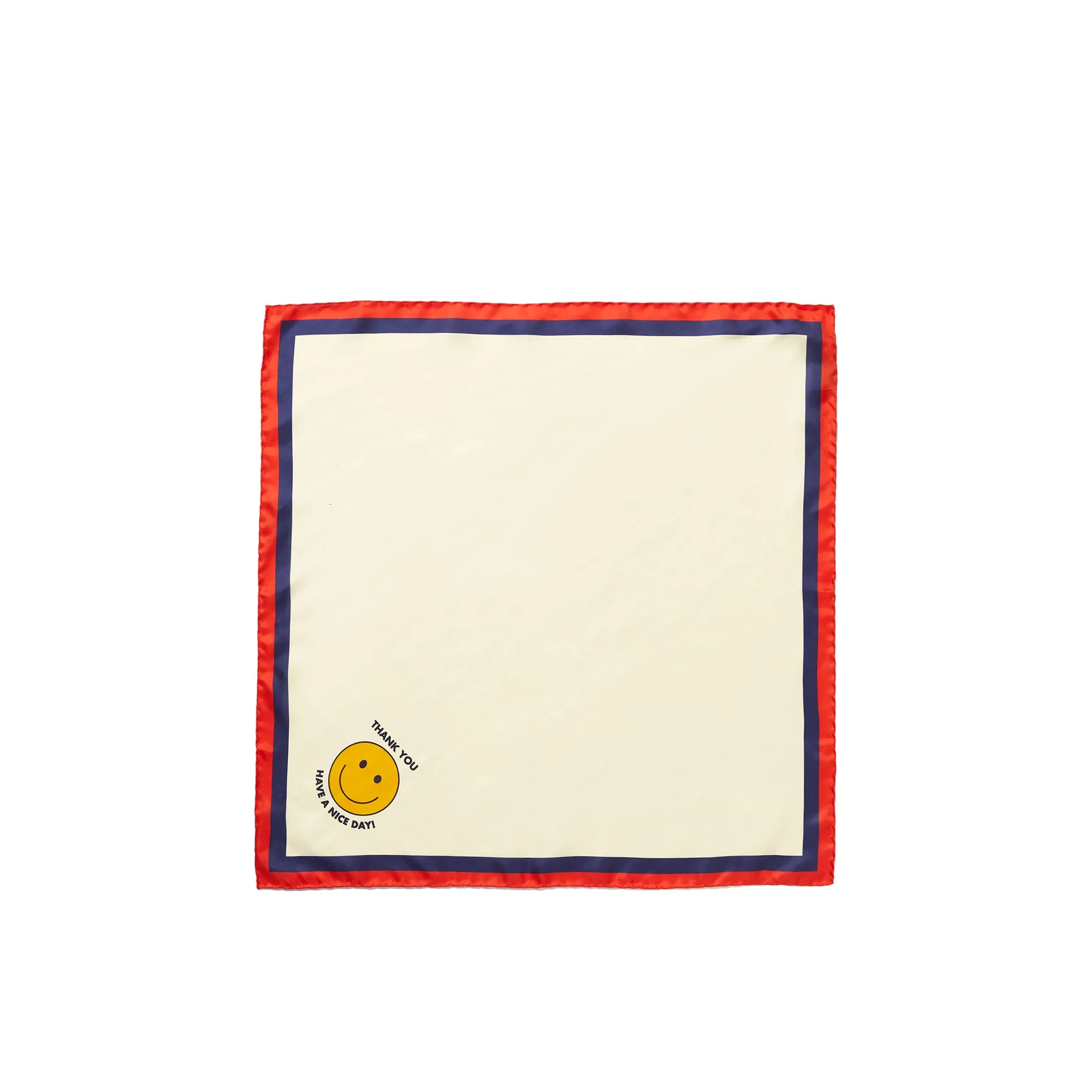 The Silk Mischa Take Out Scarf - Cream/Navy/Poppy sold by Kule
