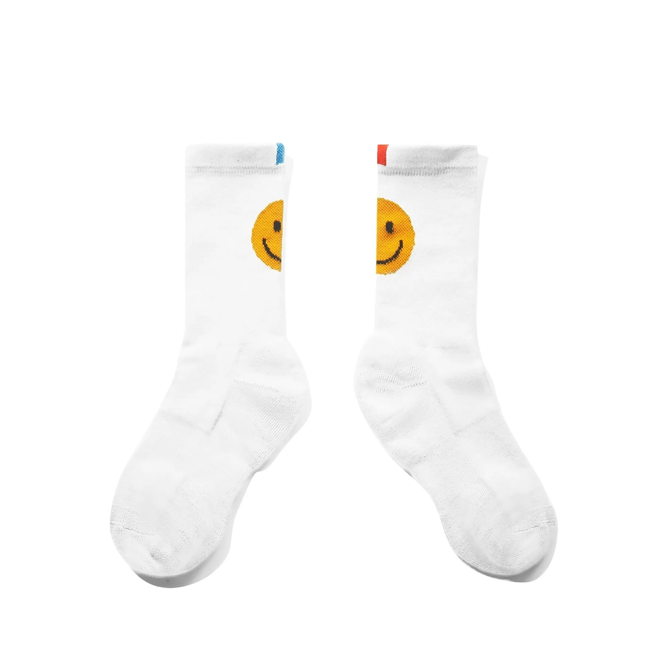 The Men's Happy Face Sock - White sold by Kule