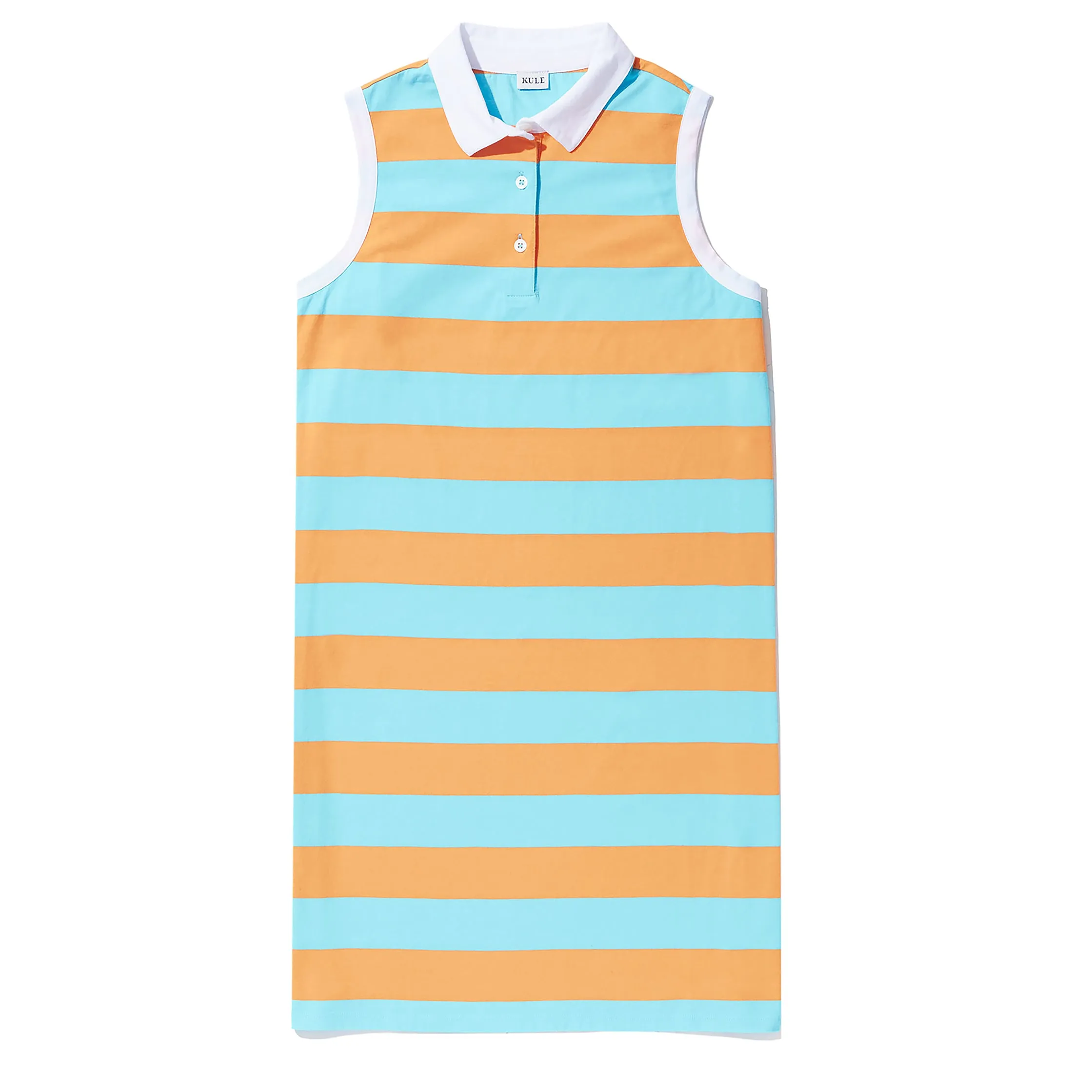 The Polo Dress - Sherbert/Aqua sold by Kule