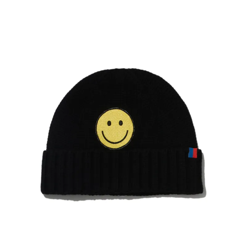 The Chunky Smile Beanie - Black sold by Kule