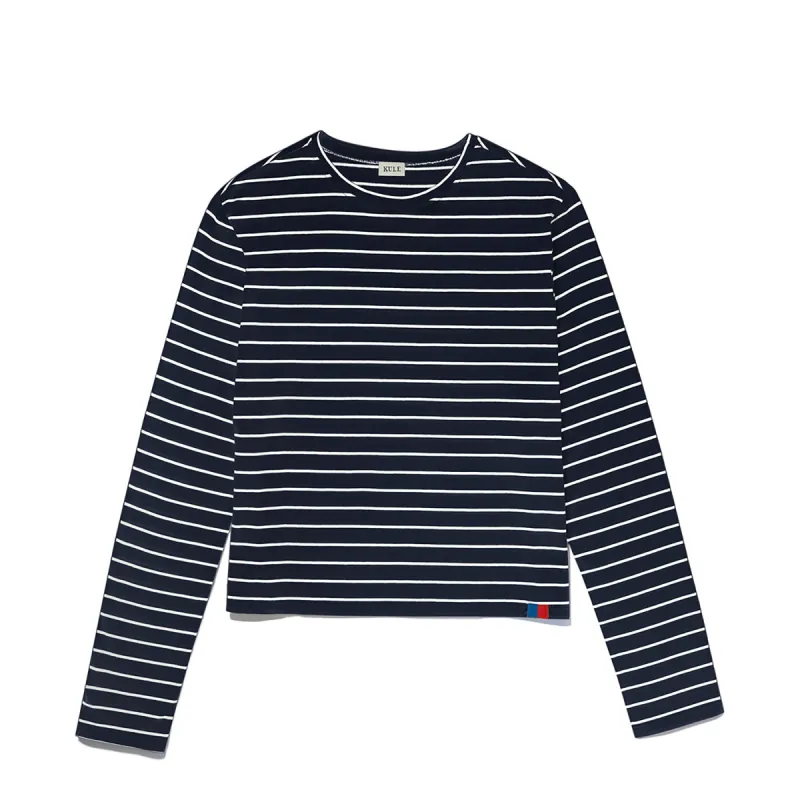 The Venice - Navy/Cream Pinstripe made by Kule