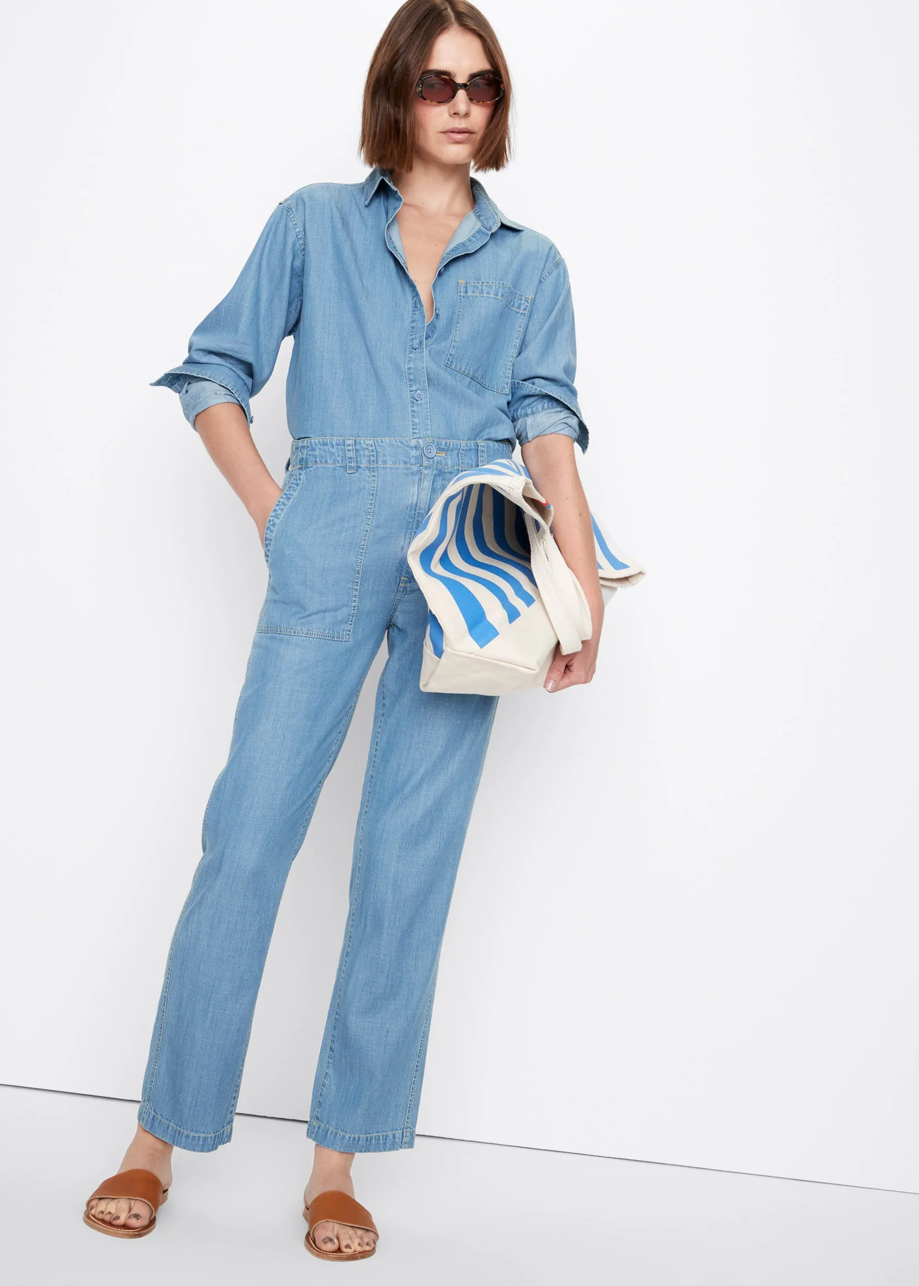 The Chambray City Pants - Light Denim sold by Kule product image thumbnail 2