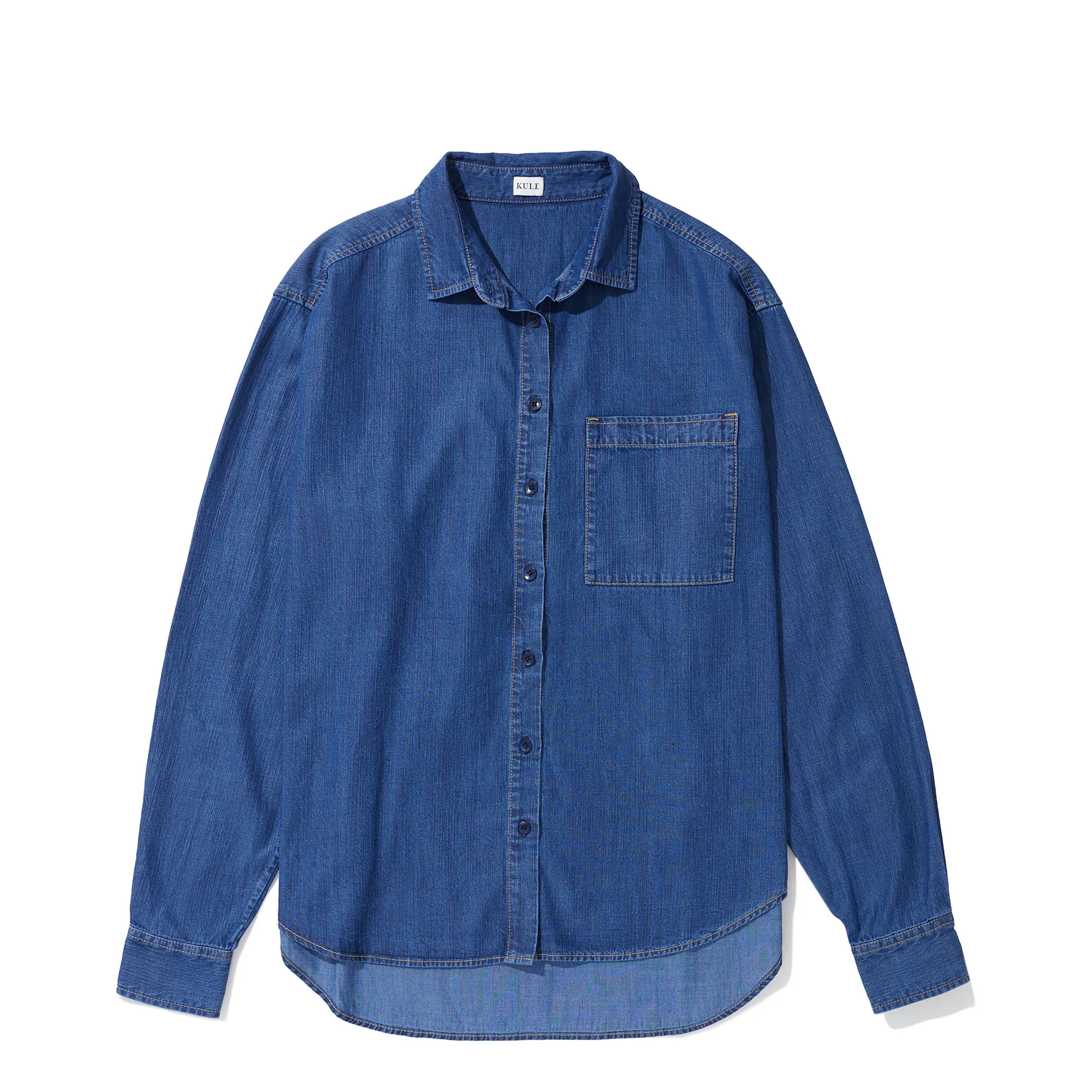 The Chambray Quinn - Denim sold by Kule