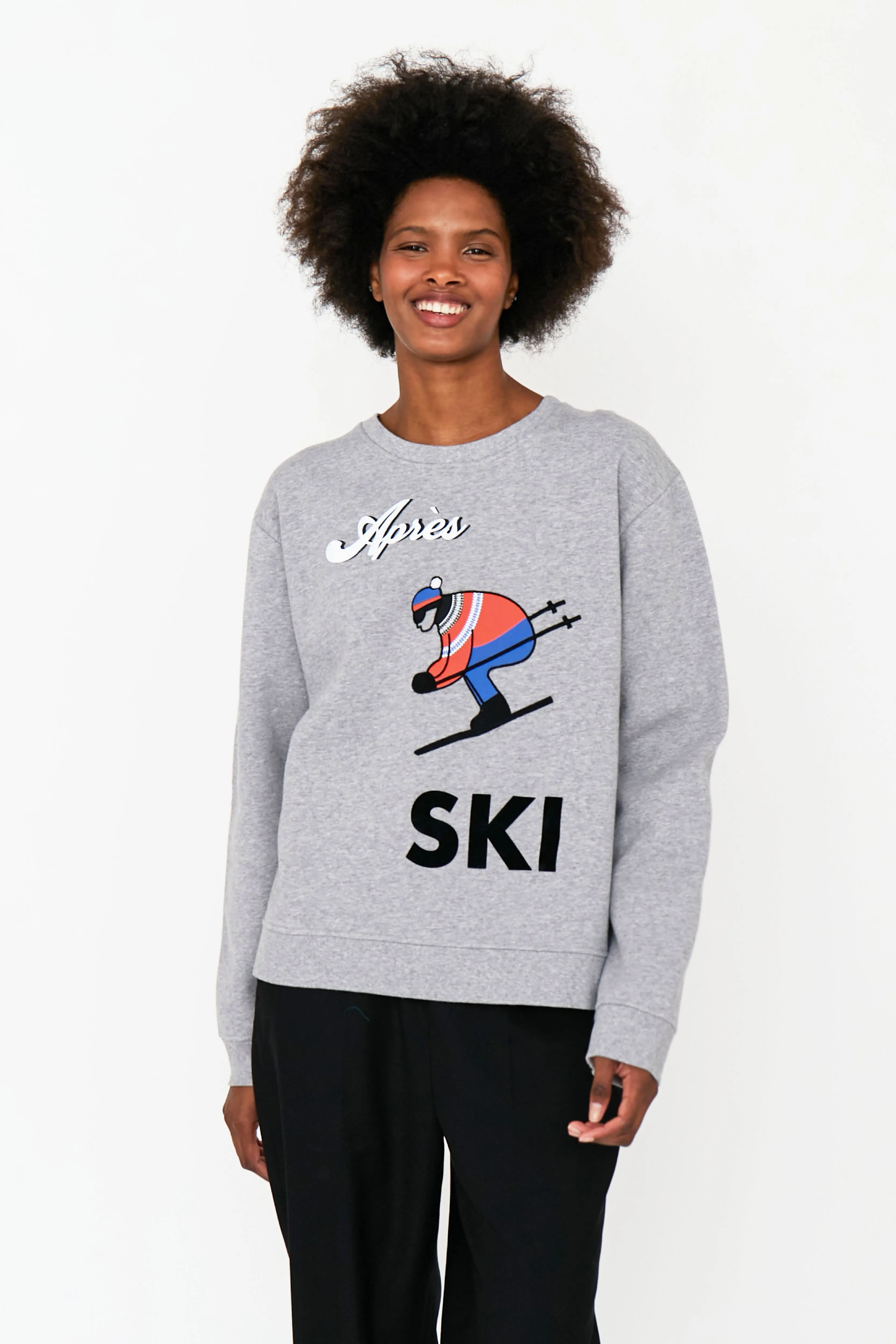 The Oversized Après Ski Sweatshirt - Heather Grey sold by Kule product image thumbnail 2