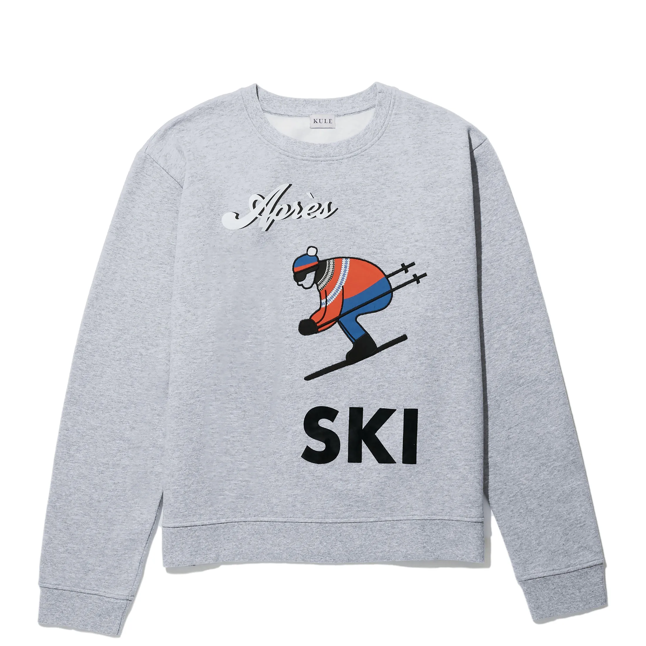 The Oversized Après Ski Sweatshirt - Heather Grey sold by Kule
