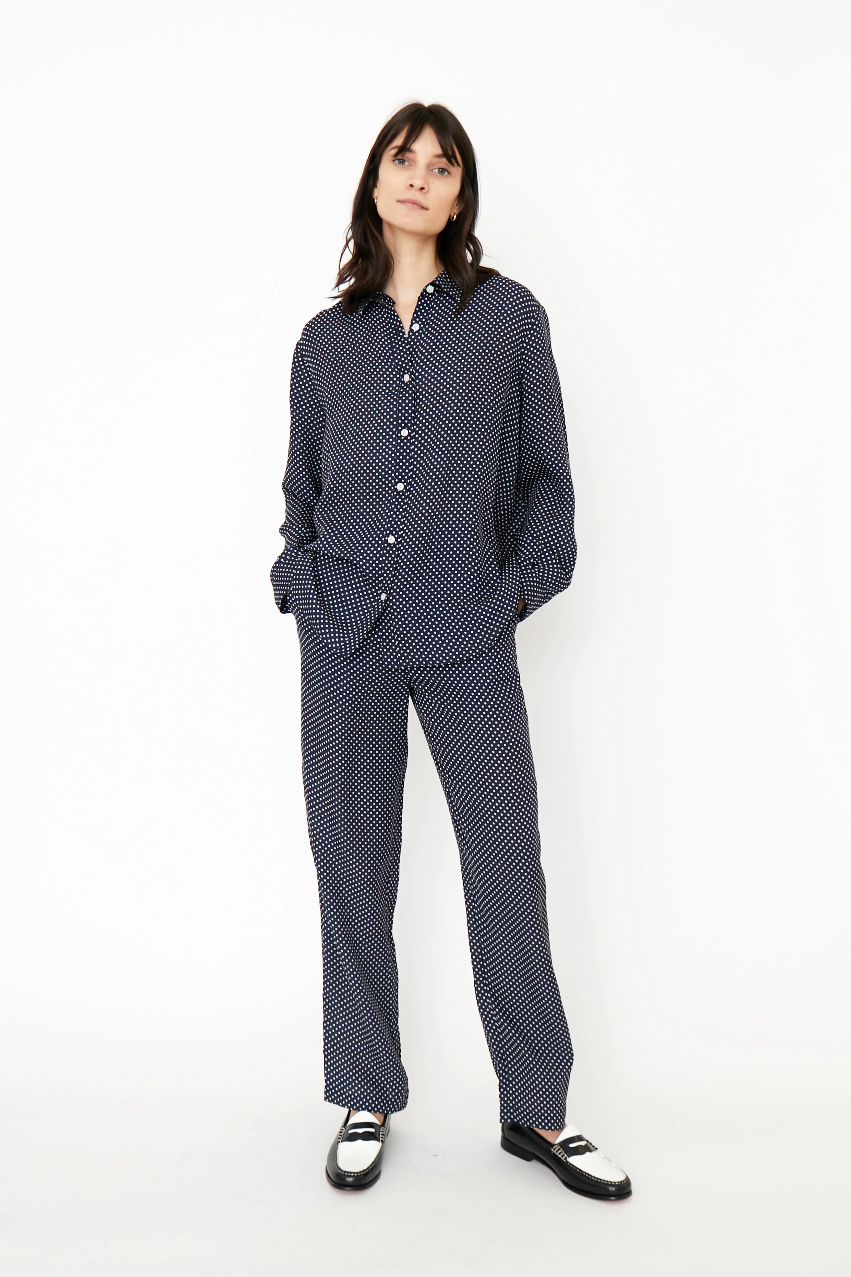 The Silk Lido - Navy sold by Kule product image thumbnail 3