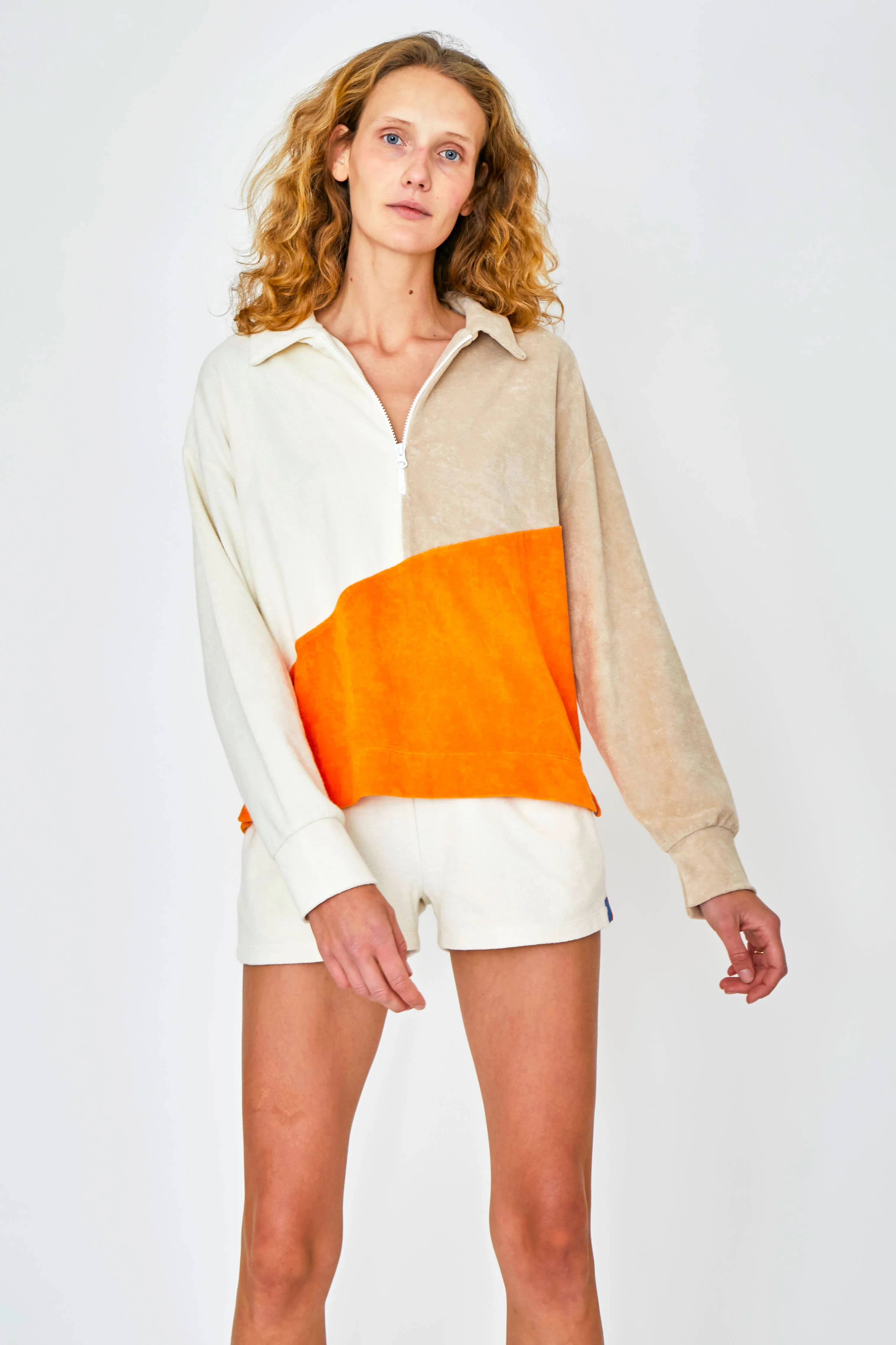 The Terry Beck - Orange/Cream/Taupe sold by Kule product image thumbnail 2