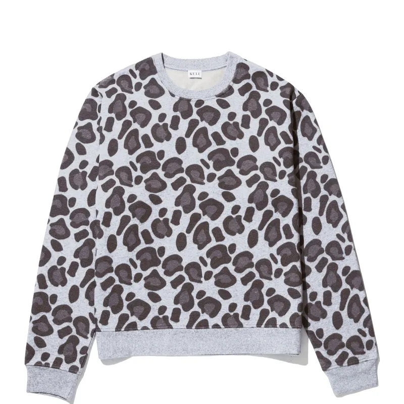 The Raleigh - Heather Grey Leopard sold by Kule