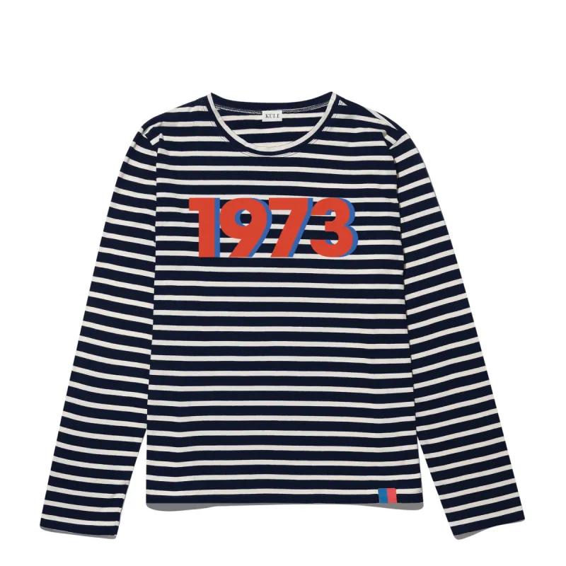 The Modern Long 1973 - Navy/Cream made by Kule