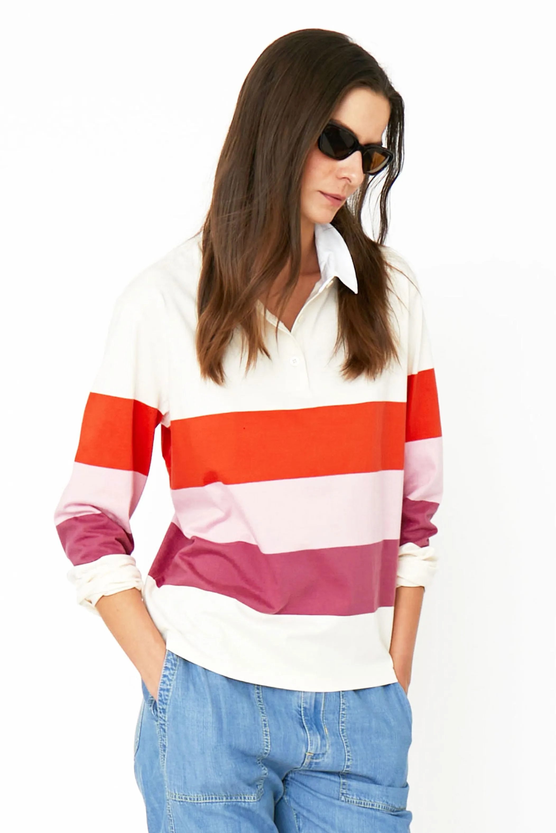 The Women's Rugby - Poppy/Blush/Raspberry sold by Kule product image thumbnail 2