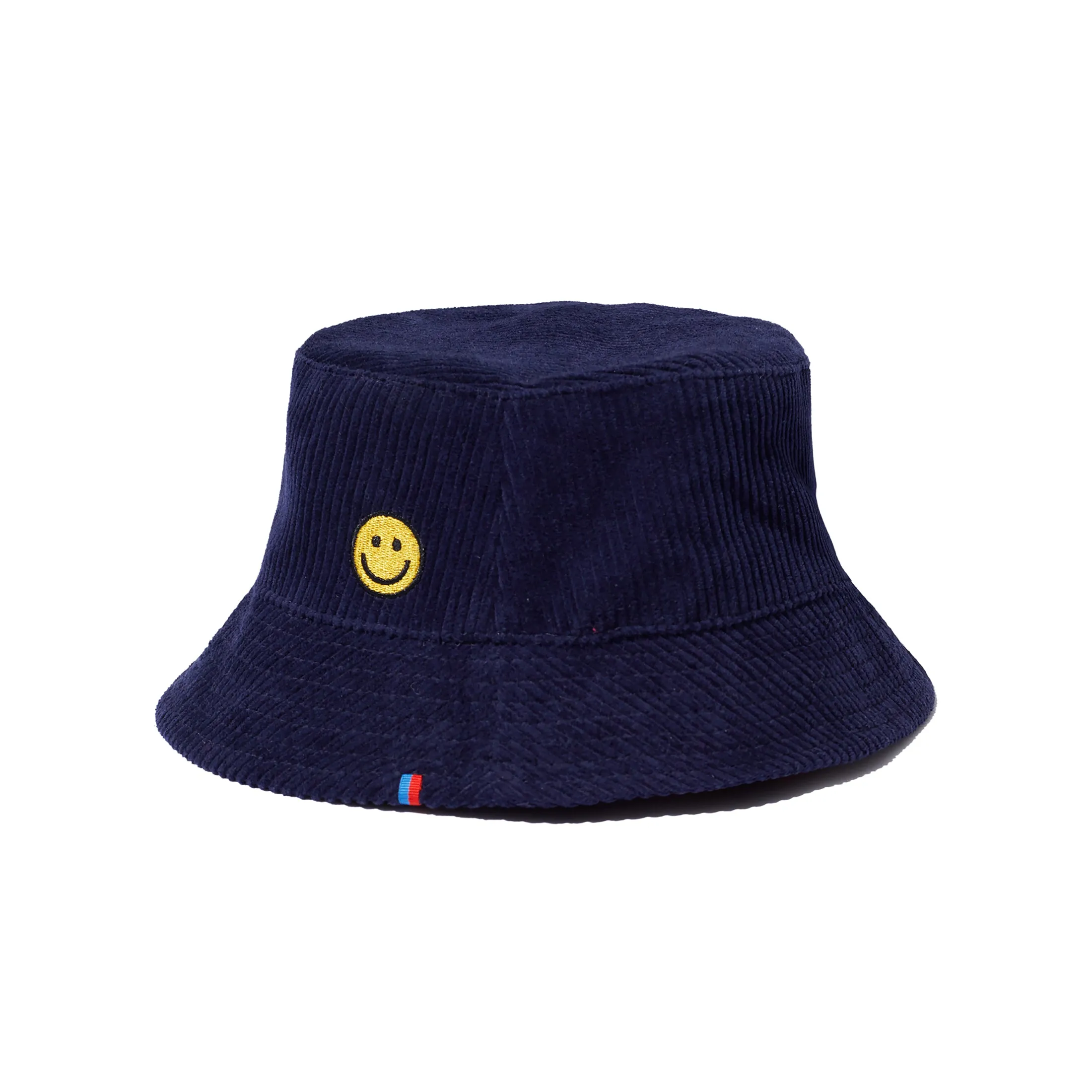 The Smile Bucket Hat - Navy sold by Kule