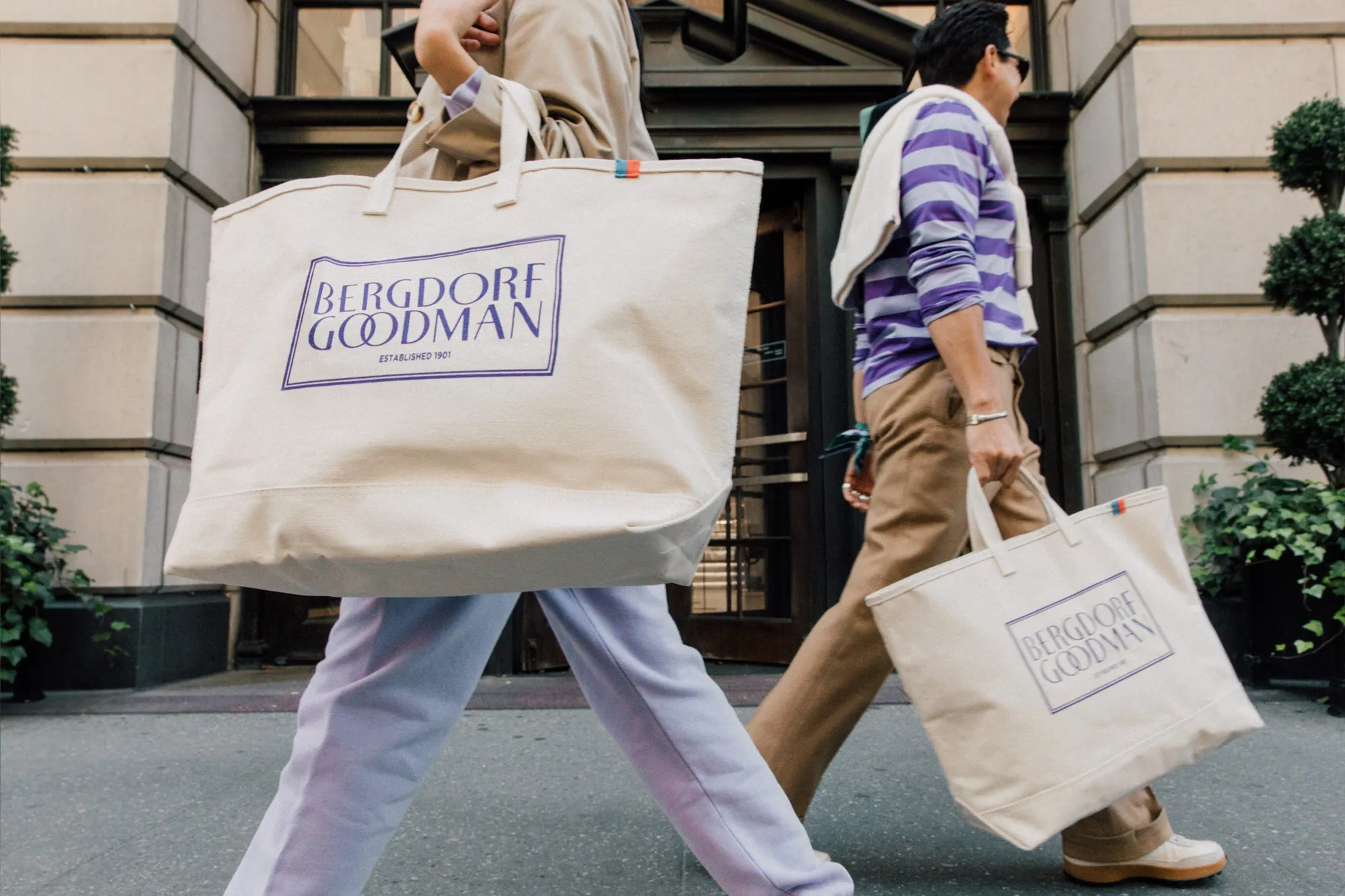 The Men's Bergdorf Goodman Rugby - Lavender/Grape sold by Kule product image thumbnail 4