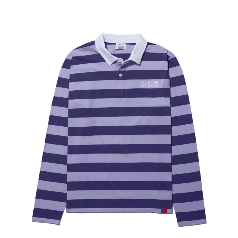 The Men's Bergdorf Goodman Rugby - Lavender/Grape made by Kule