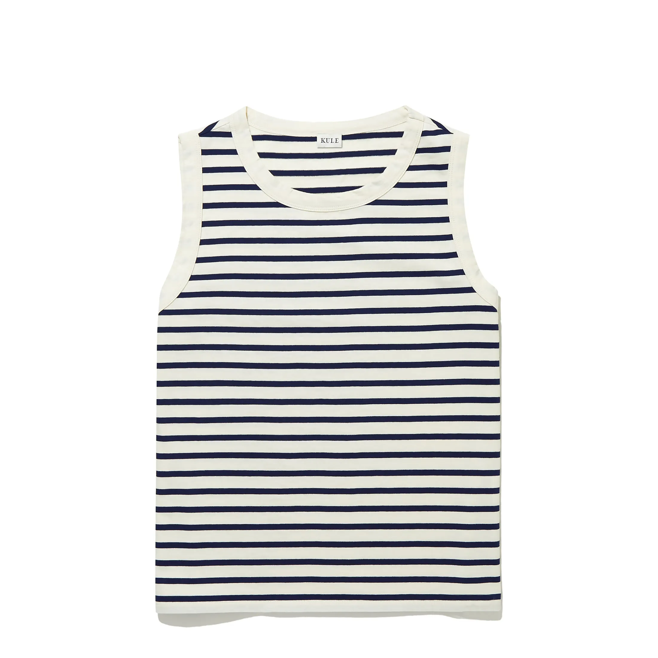 The Tank - Cream/Navy sold by Kule