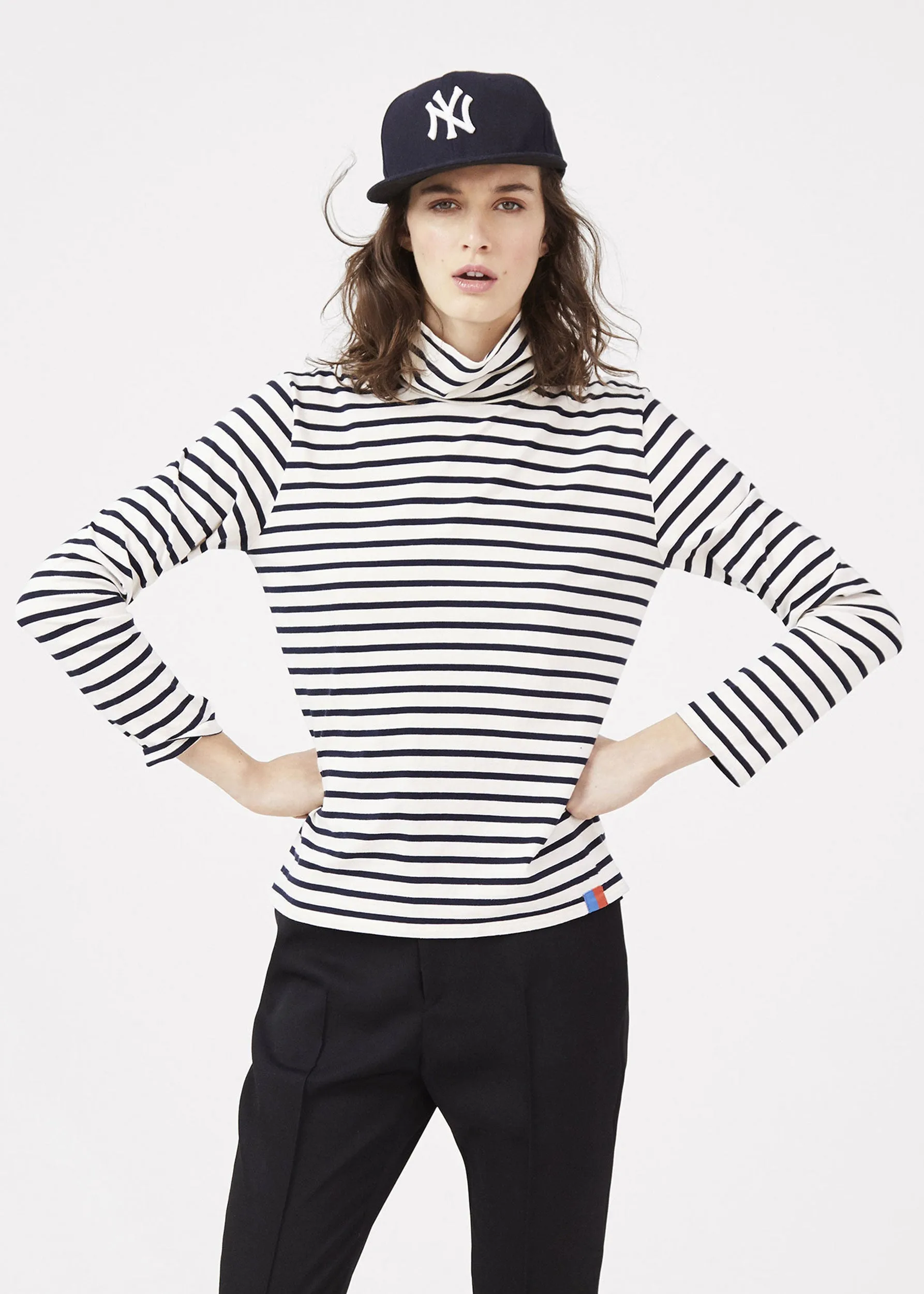 The Turtleneck - Cream/Navy sold by Kule product image thumbnail 5