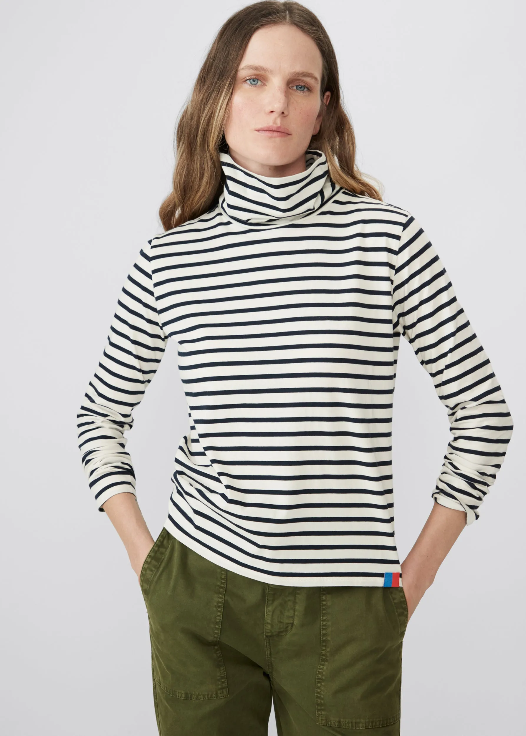 The Turtleneck - Cream/Navy sold by Kule product image thumbnail 3