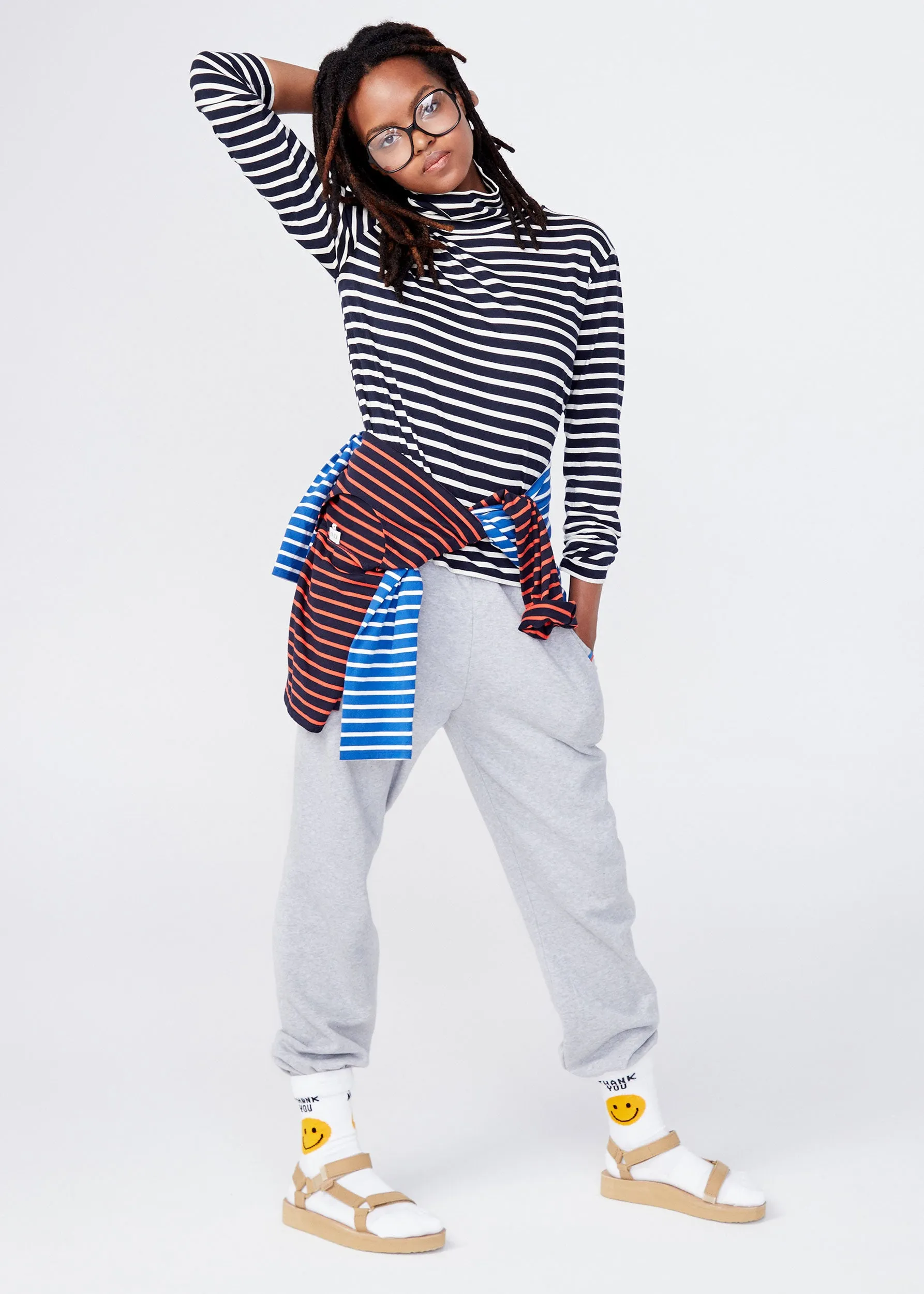 The Turtleneck - Navy/Cream sold by Kule product image thumbnail 2