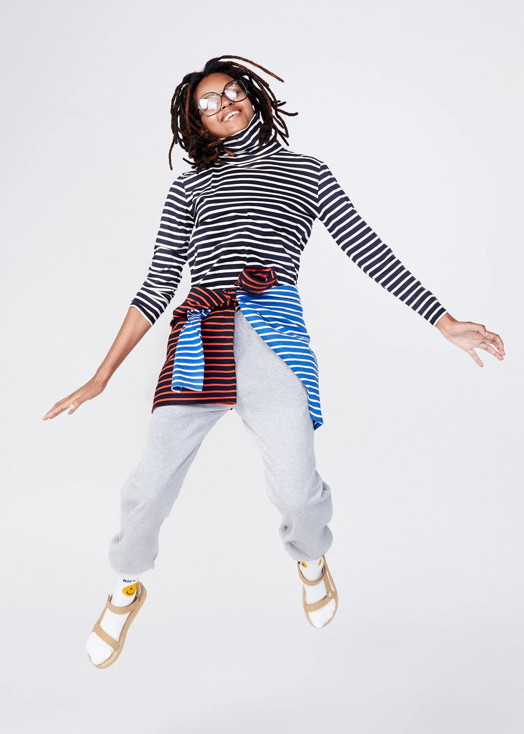 The Turtleneck - Navy/Cream sold by Kule product image thumbnail 3