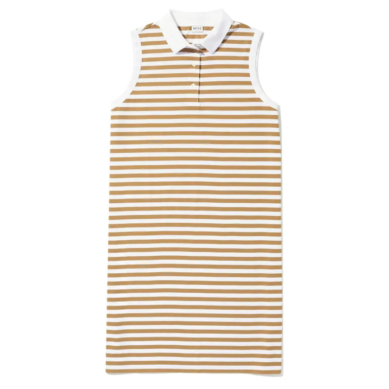 The Polo Dress - White/Beige sold by Kule