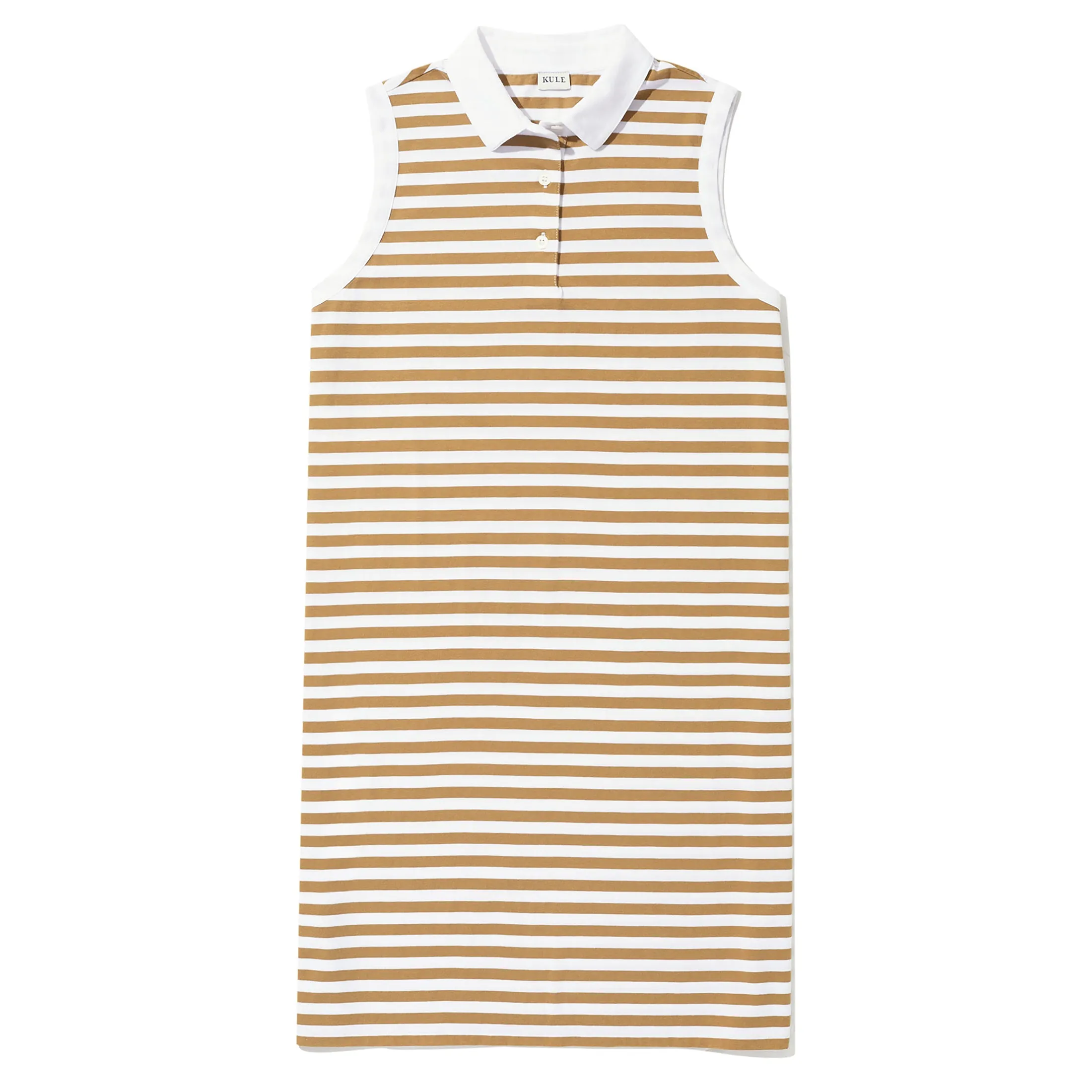 The Polo Dress - White/Beige sold by Kule