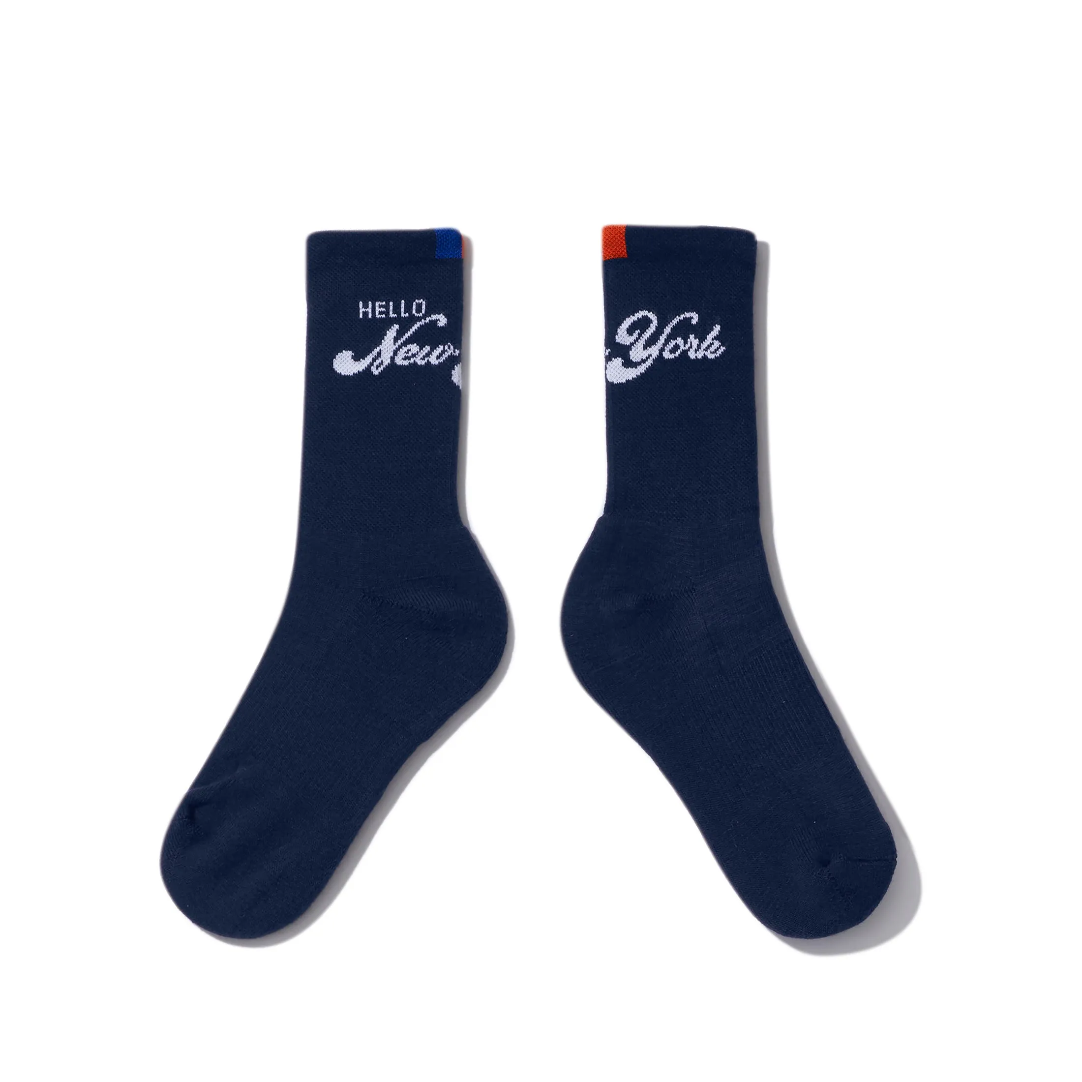The Men's Hello New York Sock - Navy sold by Kule