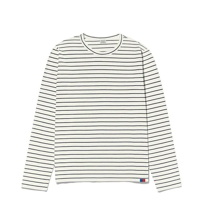 The Rufus - Cream/Navy Pinstripe made by Kule
