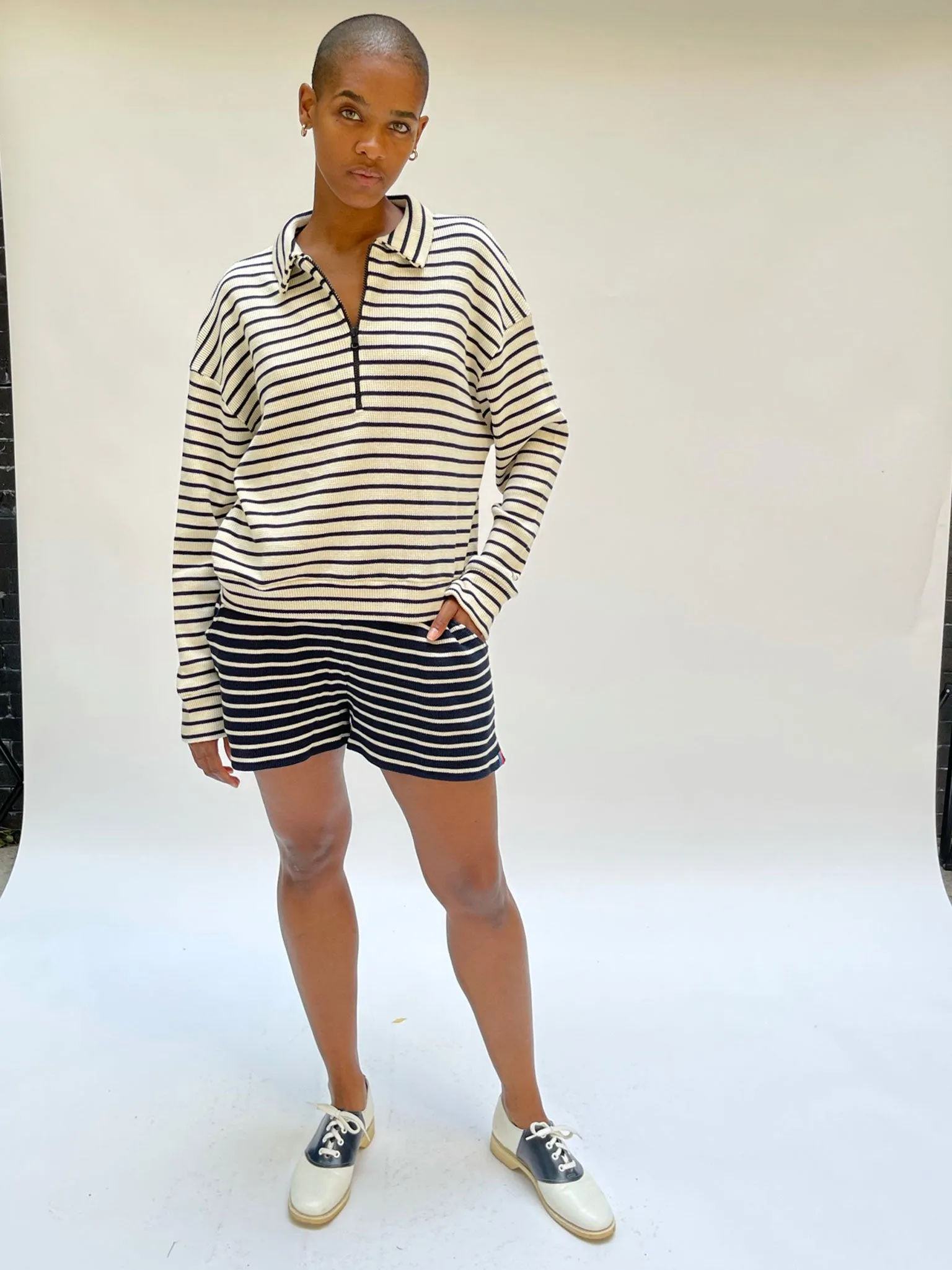 The Rosewell - Cream/Navy sold by Kule product image thumbnail 4