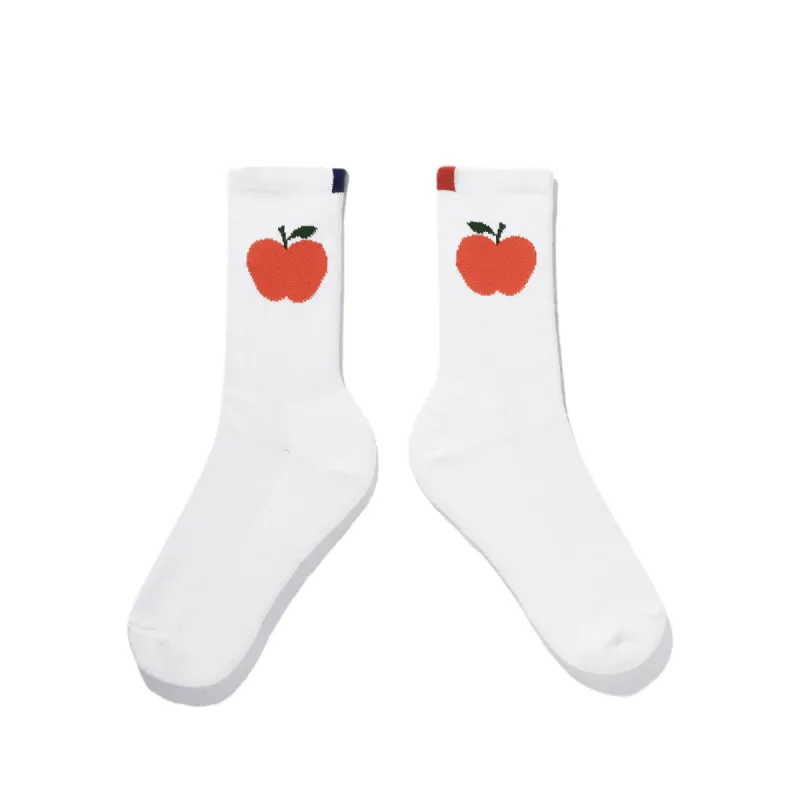 The Women's Big Apple Sock - White sold by Kule