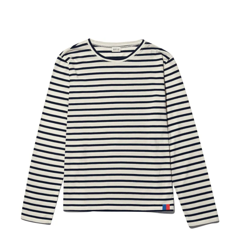 The Modern Long - Cream/Navy sold by Kule