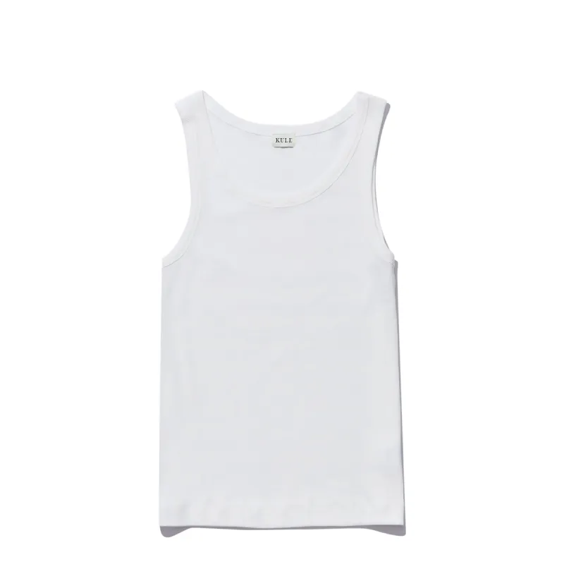 The Ribbed Lenny - White sold by Kule