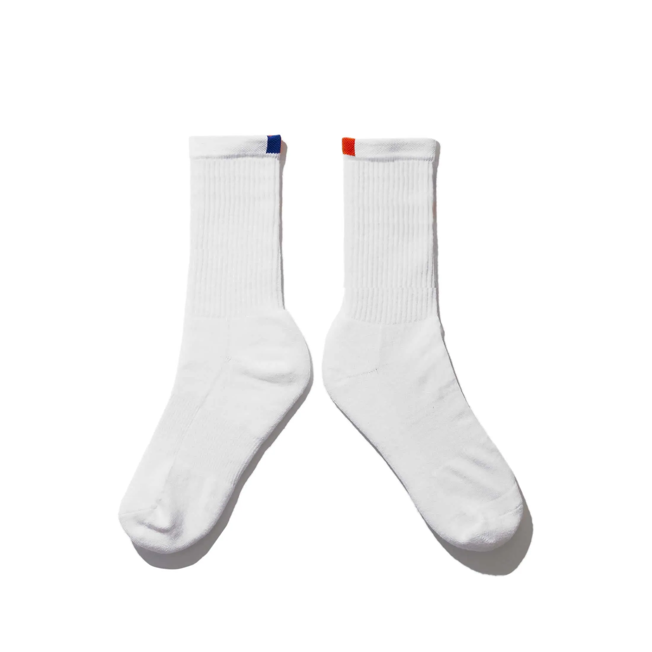 The Women's Ribbed Sock - White sold by Kule