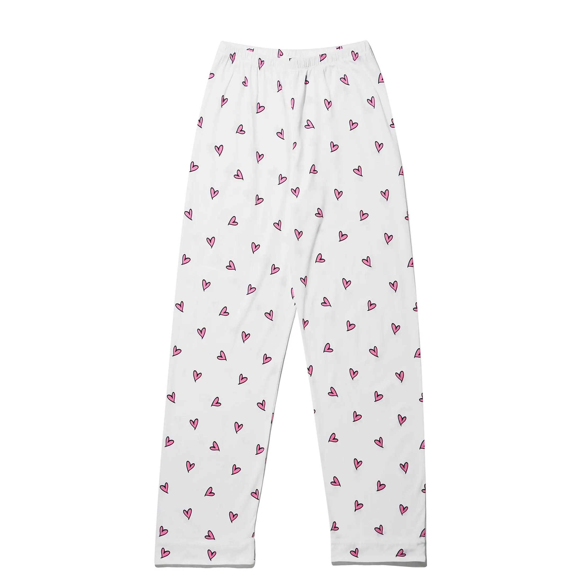 The All Over Heart Long PJ Set - White sold by Kule product image thumbnail 5