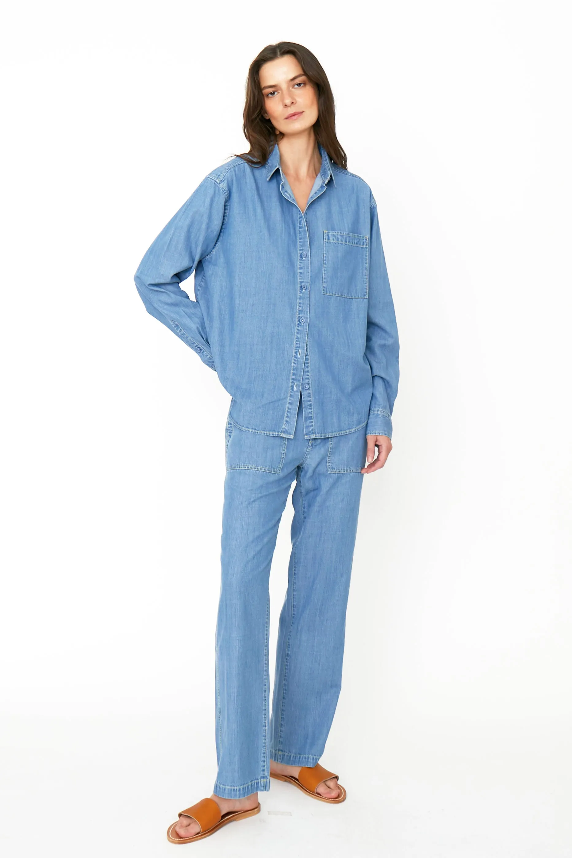 The Chambray Quinn - Light Denim sold by Kule product image thumbnail 5