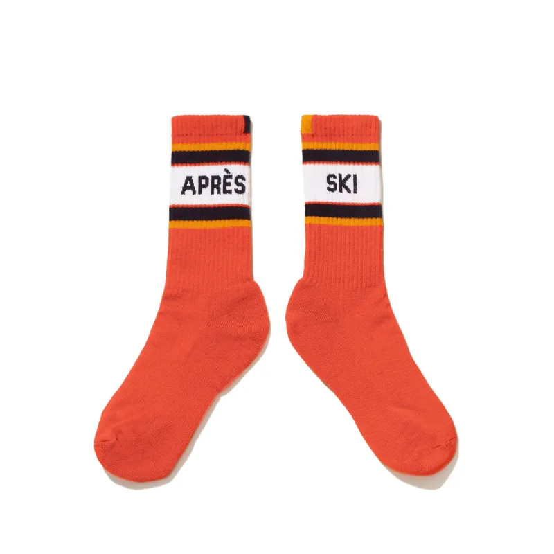 The Women's Ribbed Après Ski Sock - Poppy sold by Kule