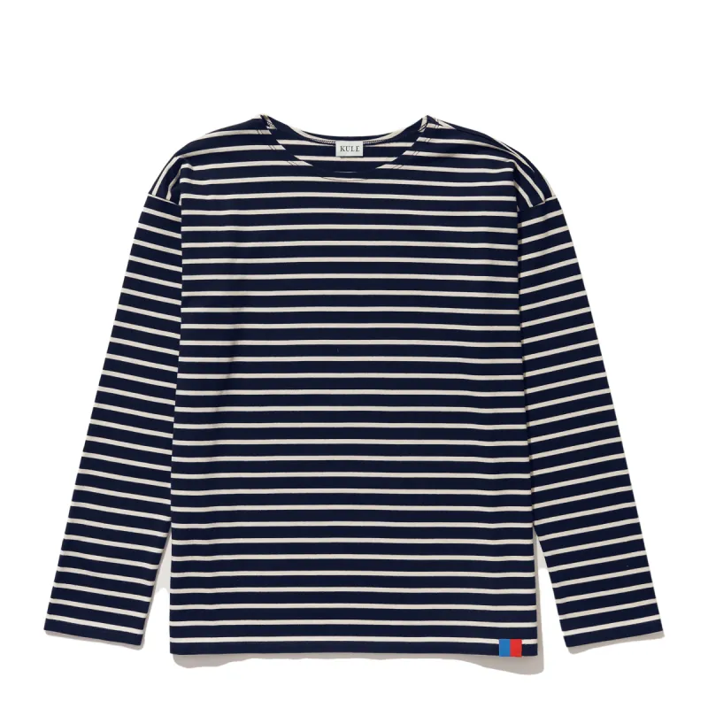 The Boyfriend - Navy/Cream sold by Kule
