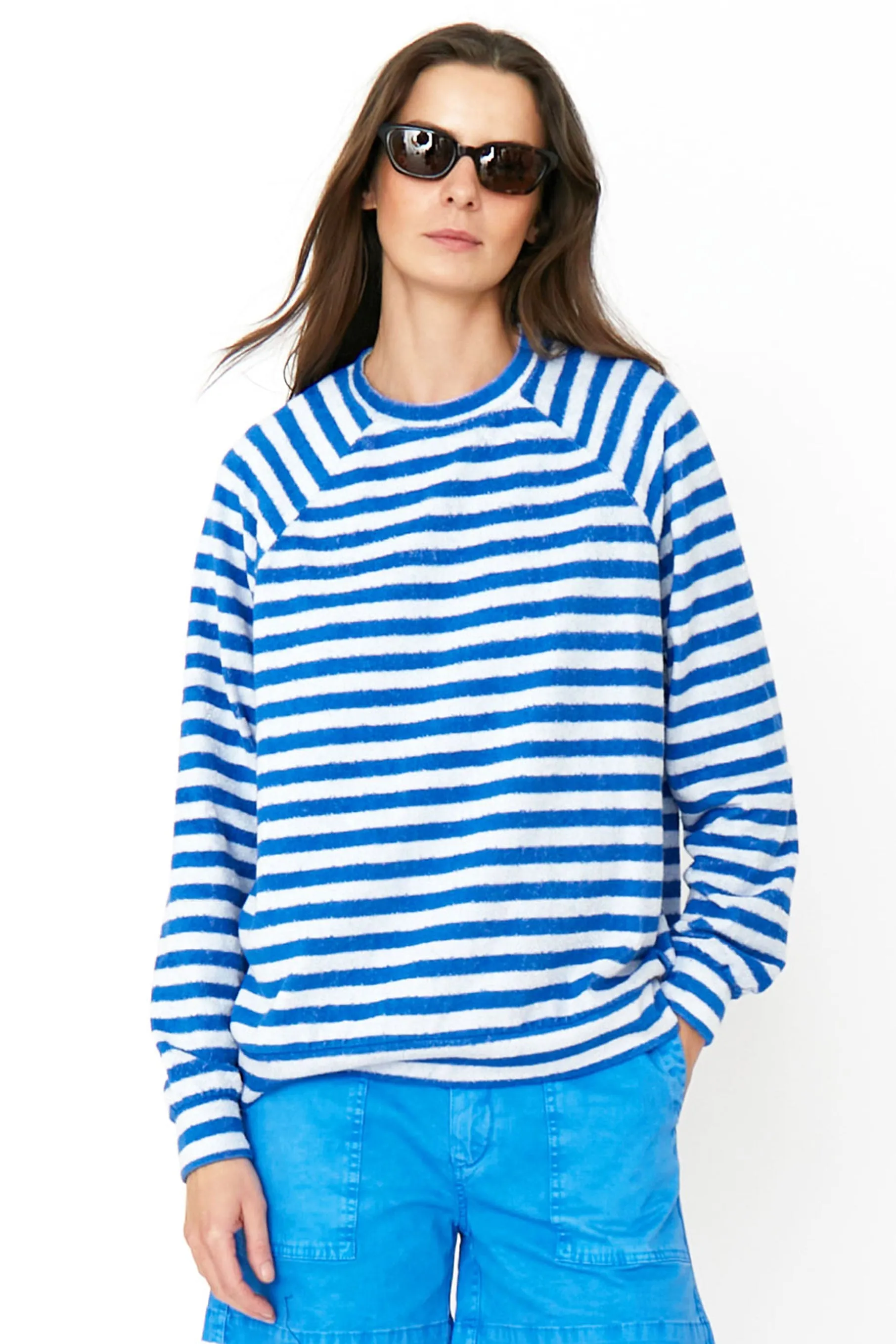 The Terry Franny - White/Royal Blue sold by Kule product image thumbnail 2