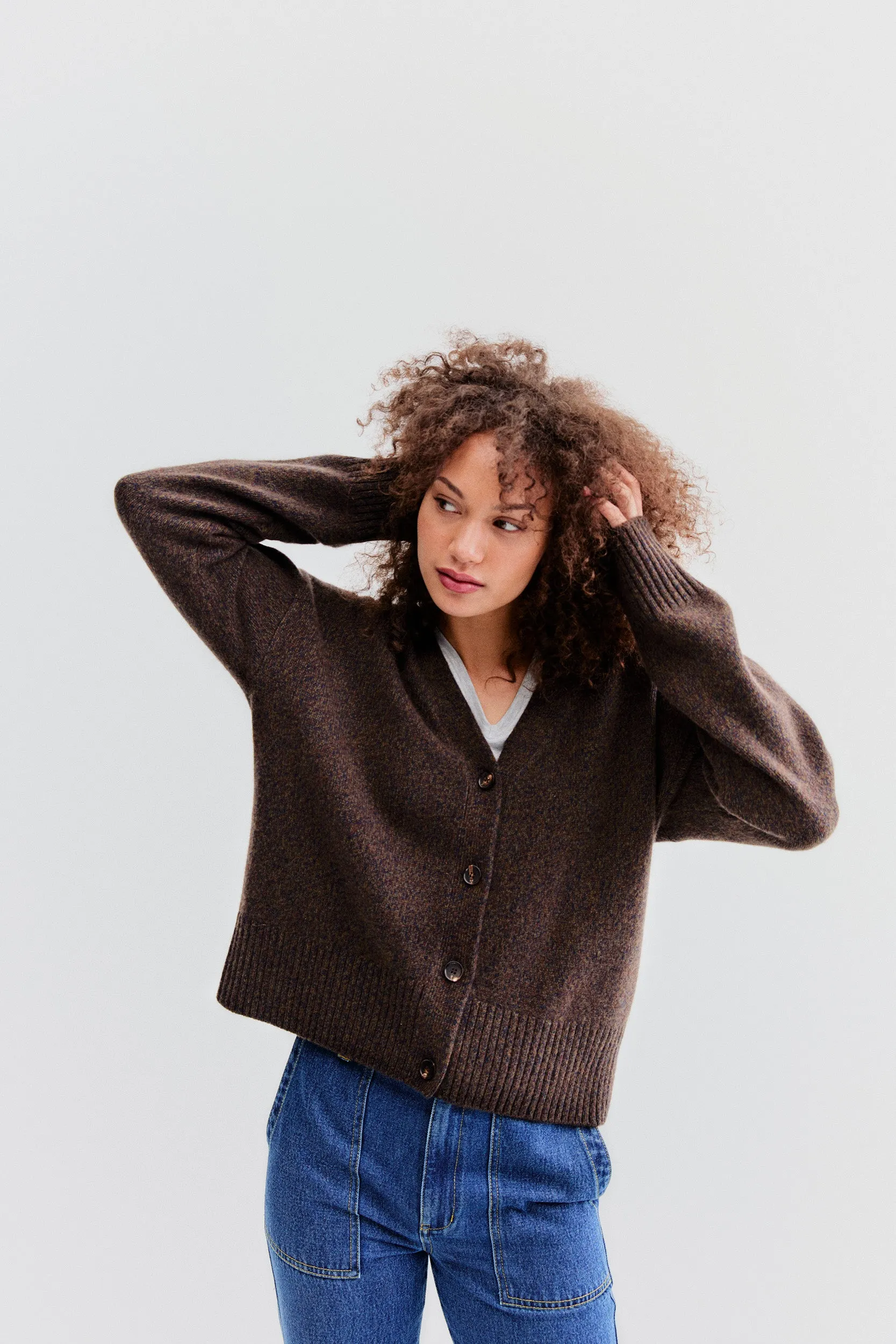 The Cashmere Raffa - Chocolate Marl sold by Kule product image thumbnail 3