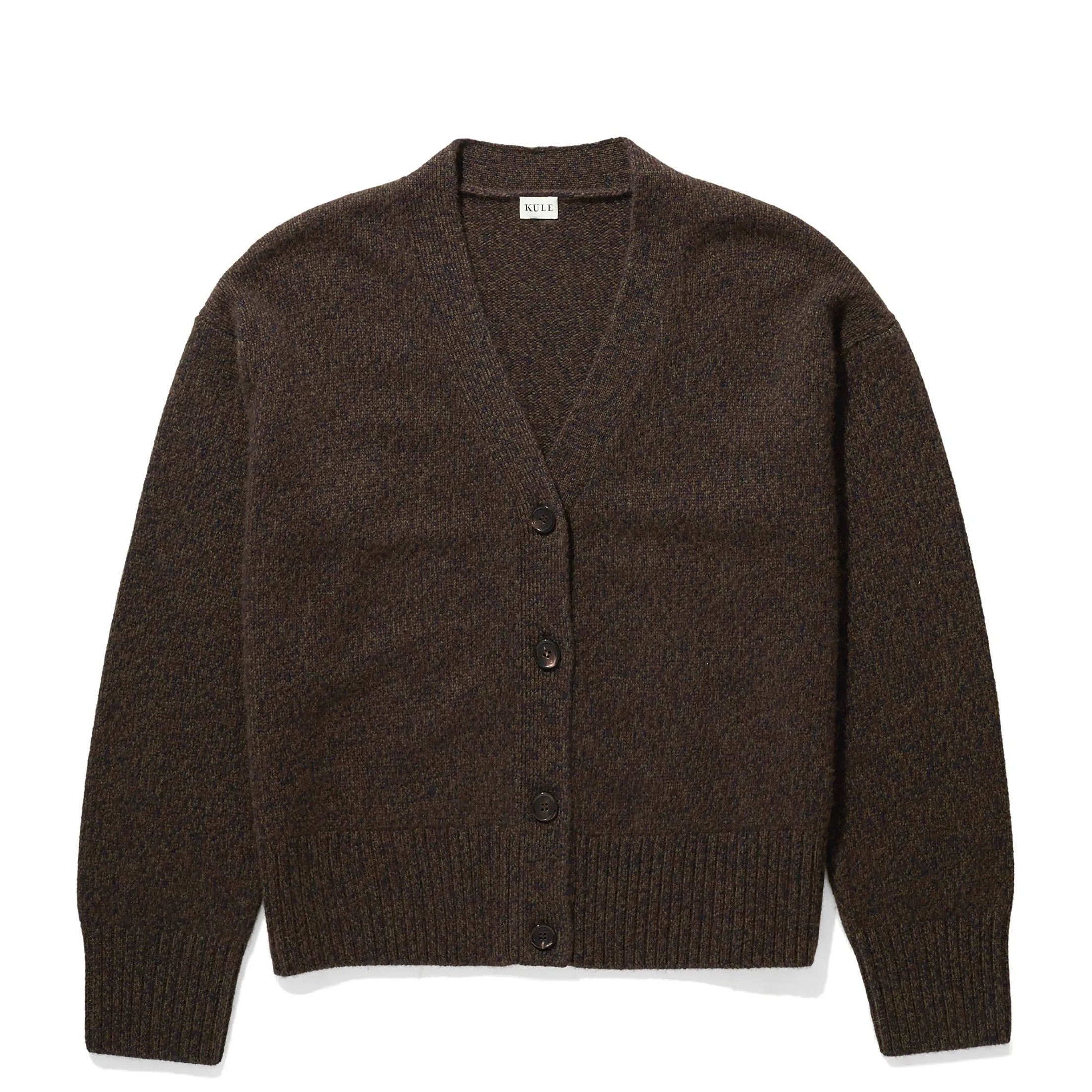 The Cashmere Raffa - Chocolate Marl sold by Kule